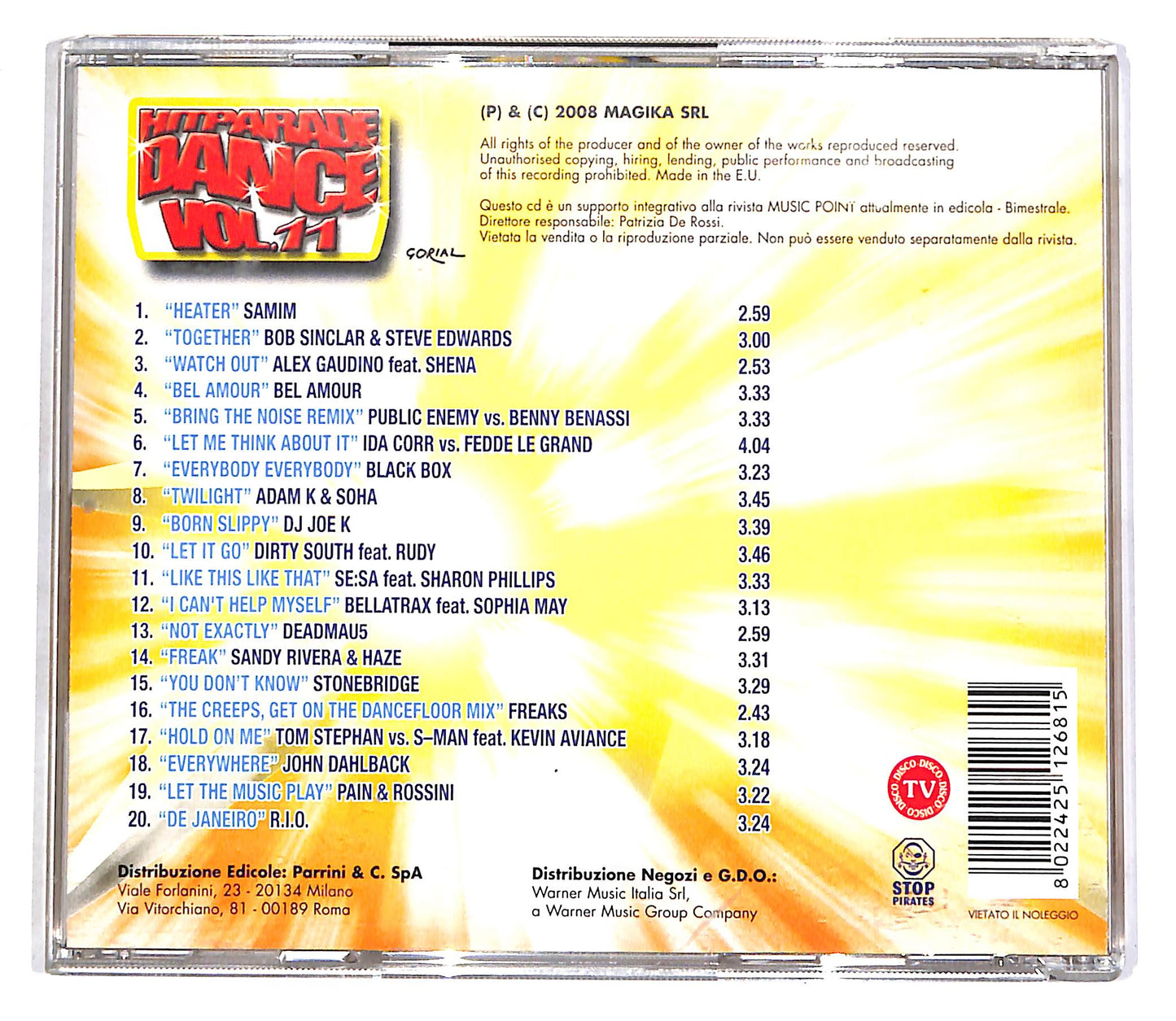 EBOND Various - Hit Parade Dance Vol.11 CD CD056004