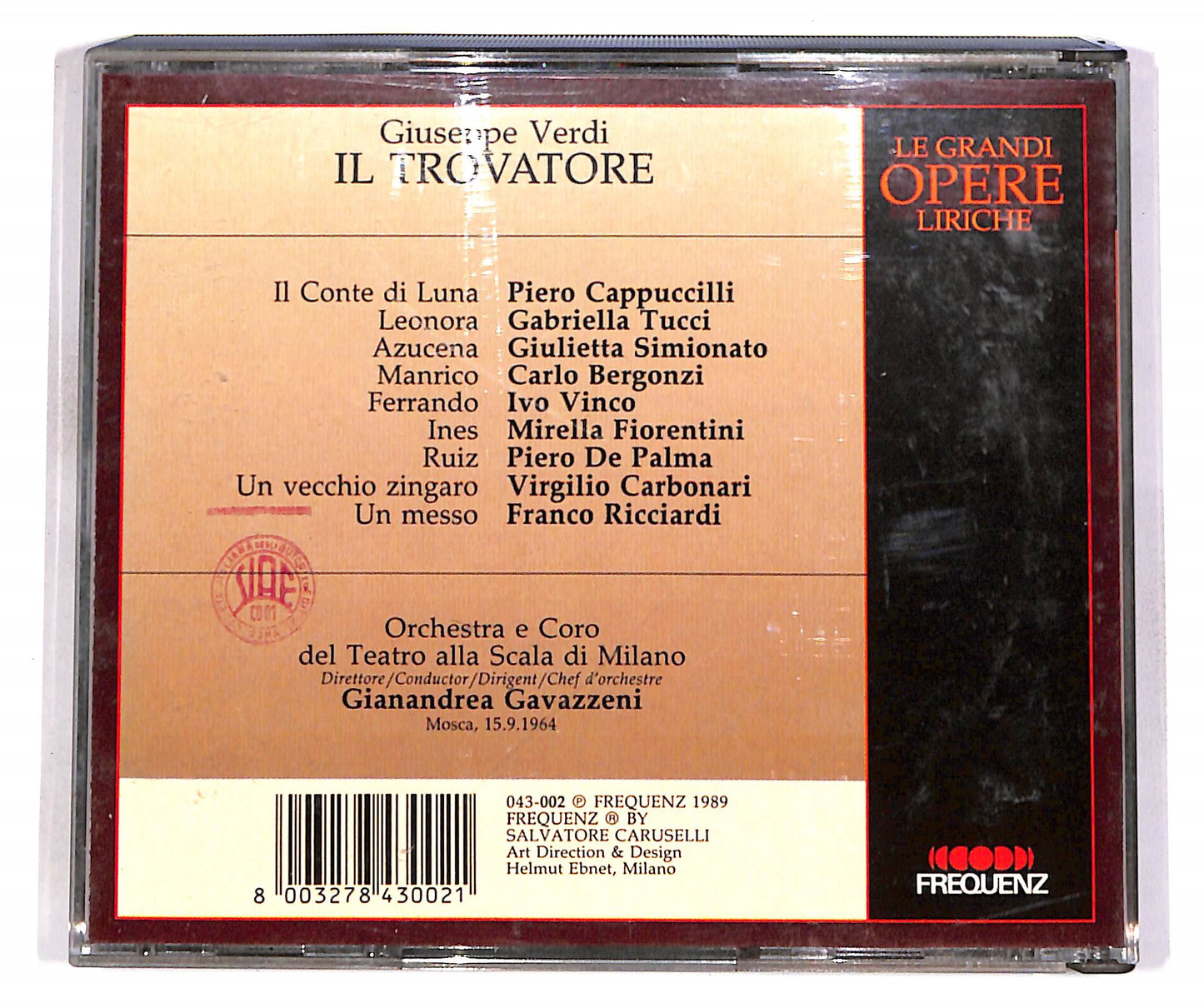 EBOND Verdi, Gianandrea Gavazzeni - Il Trovatore (2 dischi) CD CD056105