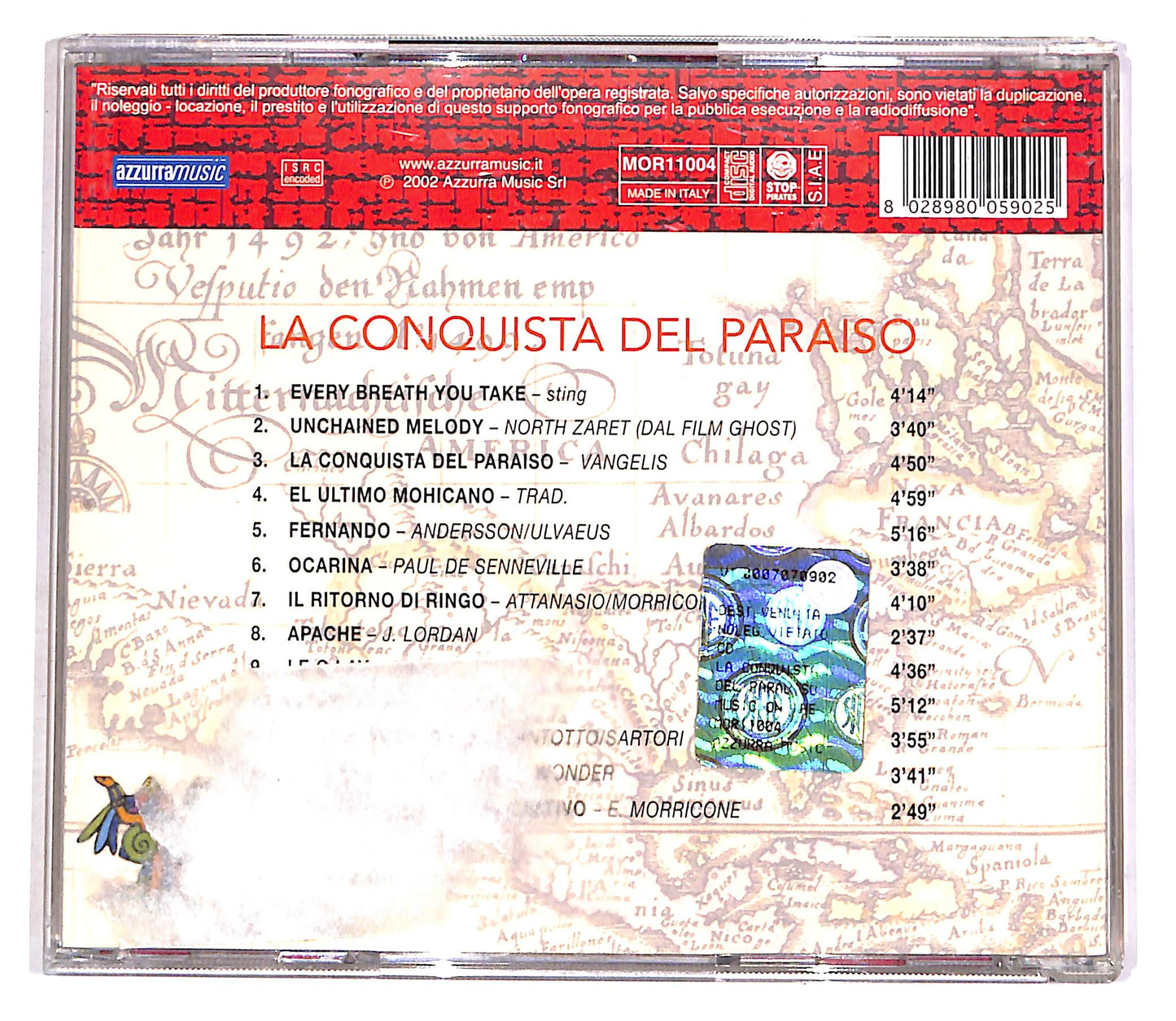 EBOND Manuel Vasquez - La Conquista Del Paraiso CD CD056208