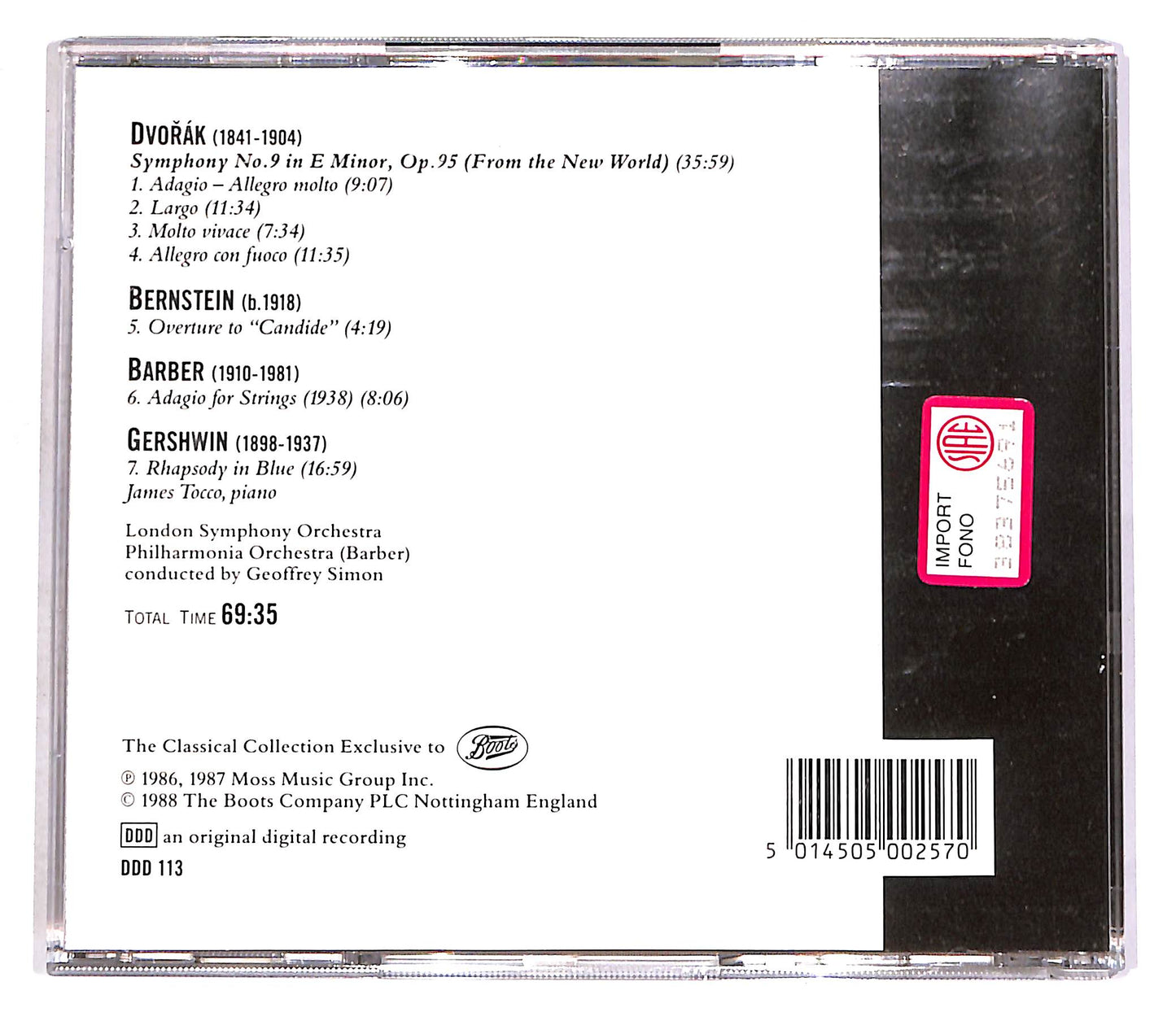 EBOND Dvořak - The New World Collection CD CD056220