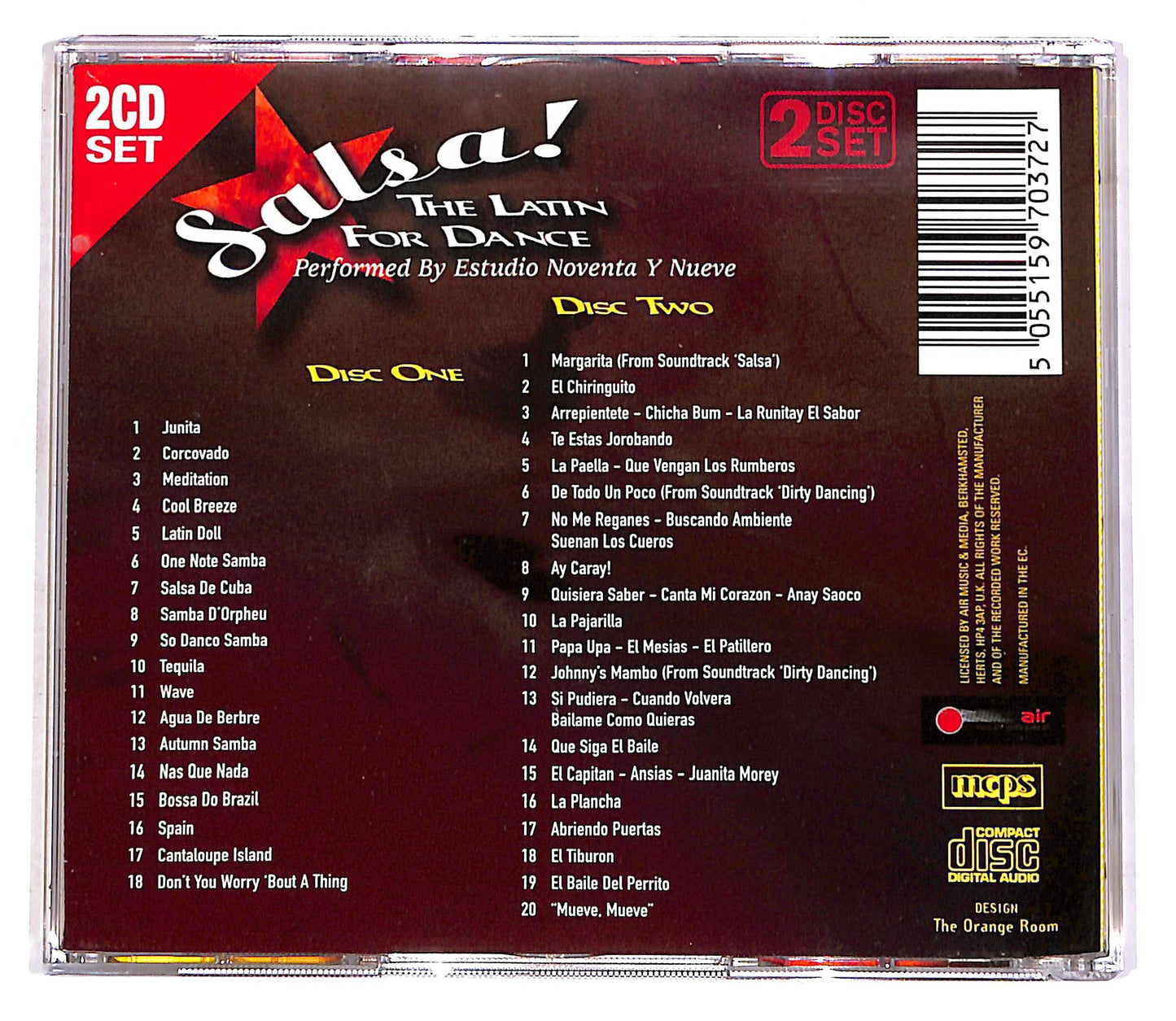 EBOND Estudio Noventa Y Nueve - Salsa! The Latin For Dance (2 disc) CD CD056224