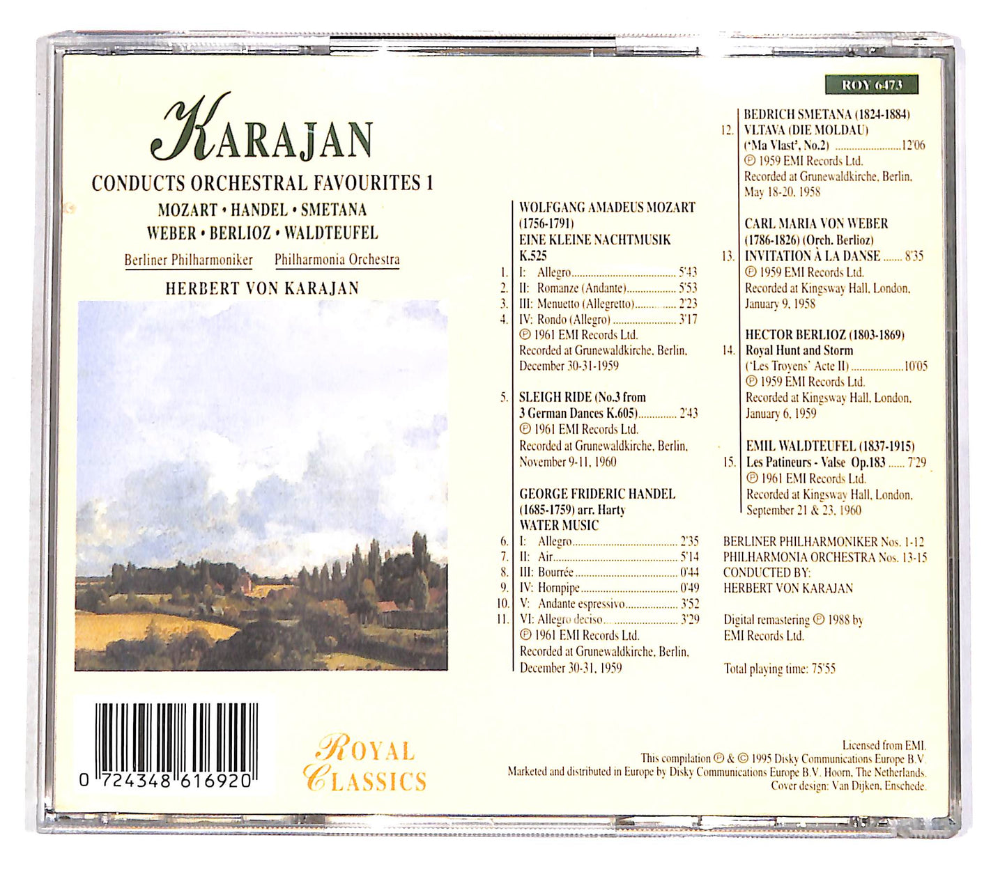 EBOND Karajan - Conducts Orchestral Favourites 1 CD CD056327