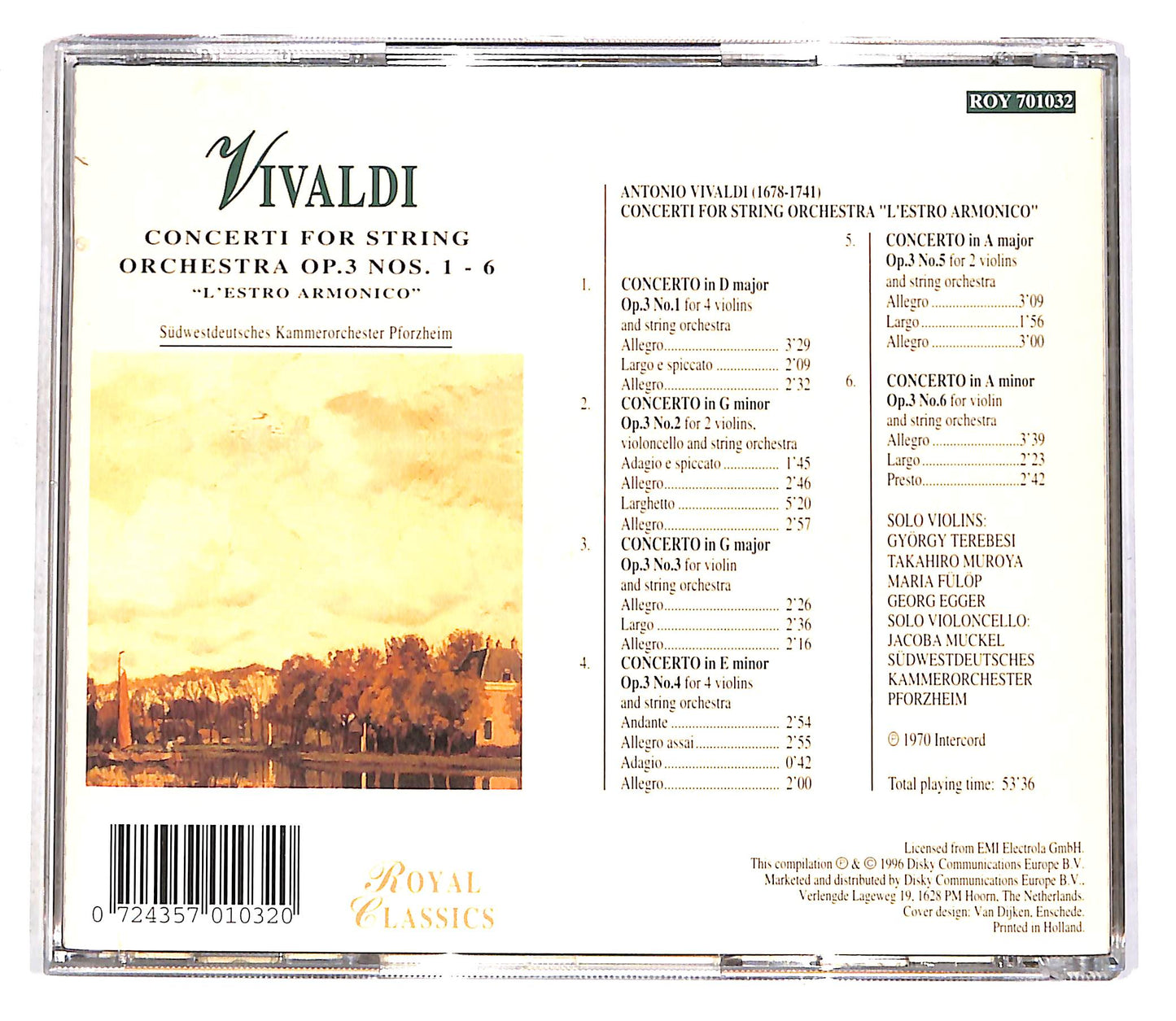 EBOND Vivaldi - Concerti For String Orchestra CD CD056357