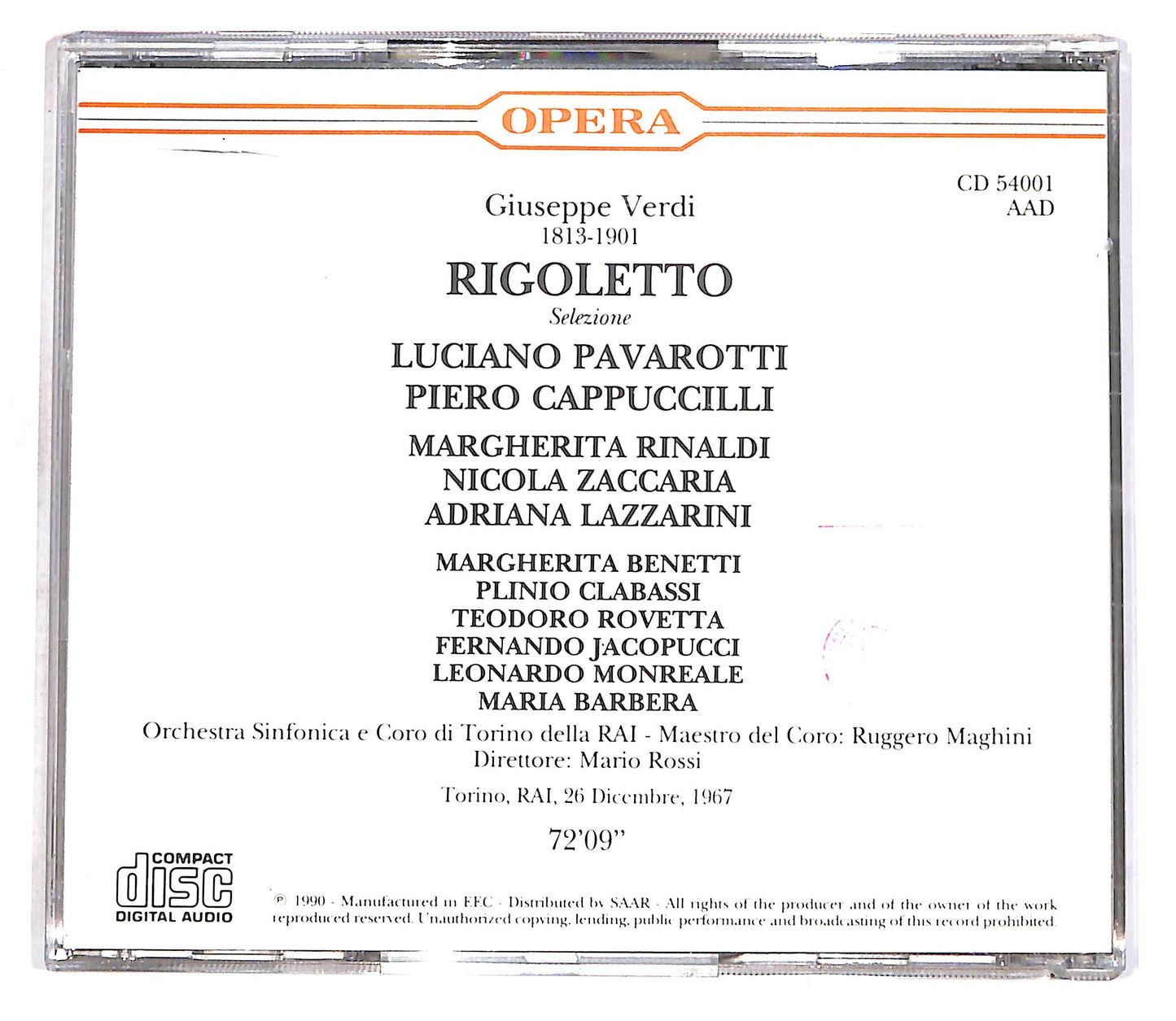 EBOND Giuseppe Verdi - Rigoletto - Selezione EDITORIALE CD CD056363