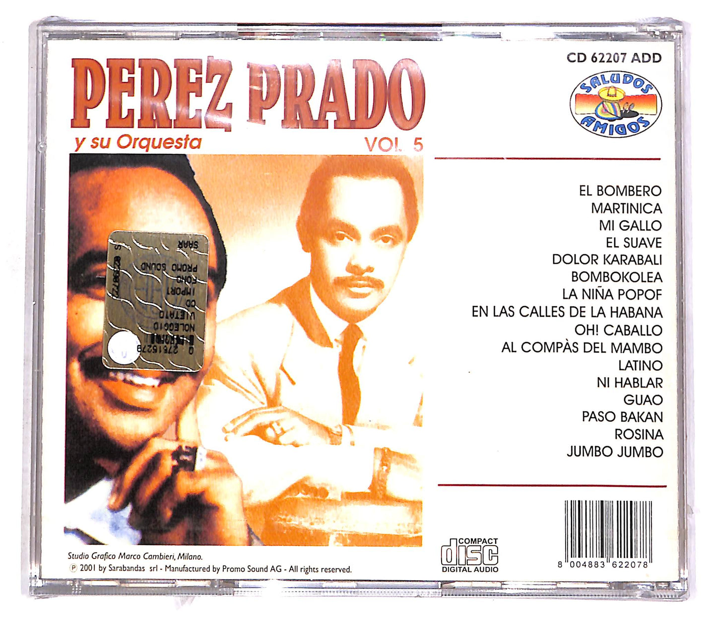EBOND Perez Prado Y Su Orquesta - Perez Prado Y Su Orquesta Vol. 5 CD CD056508