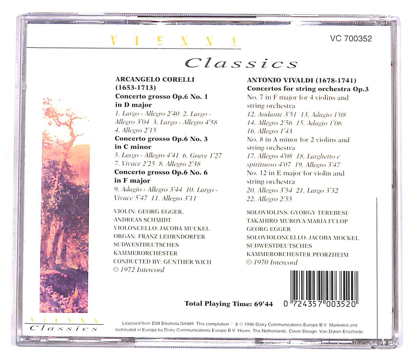 EBOND Vienna Classics - Vivaldi - Corelli CD CD056533