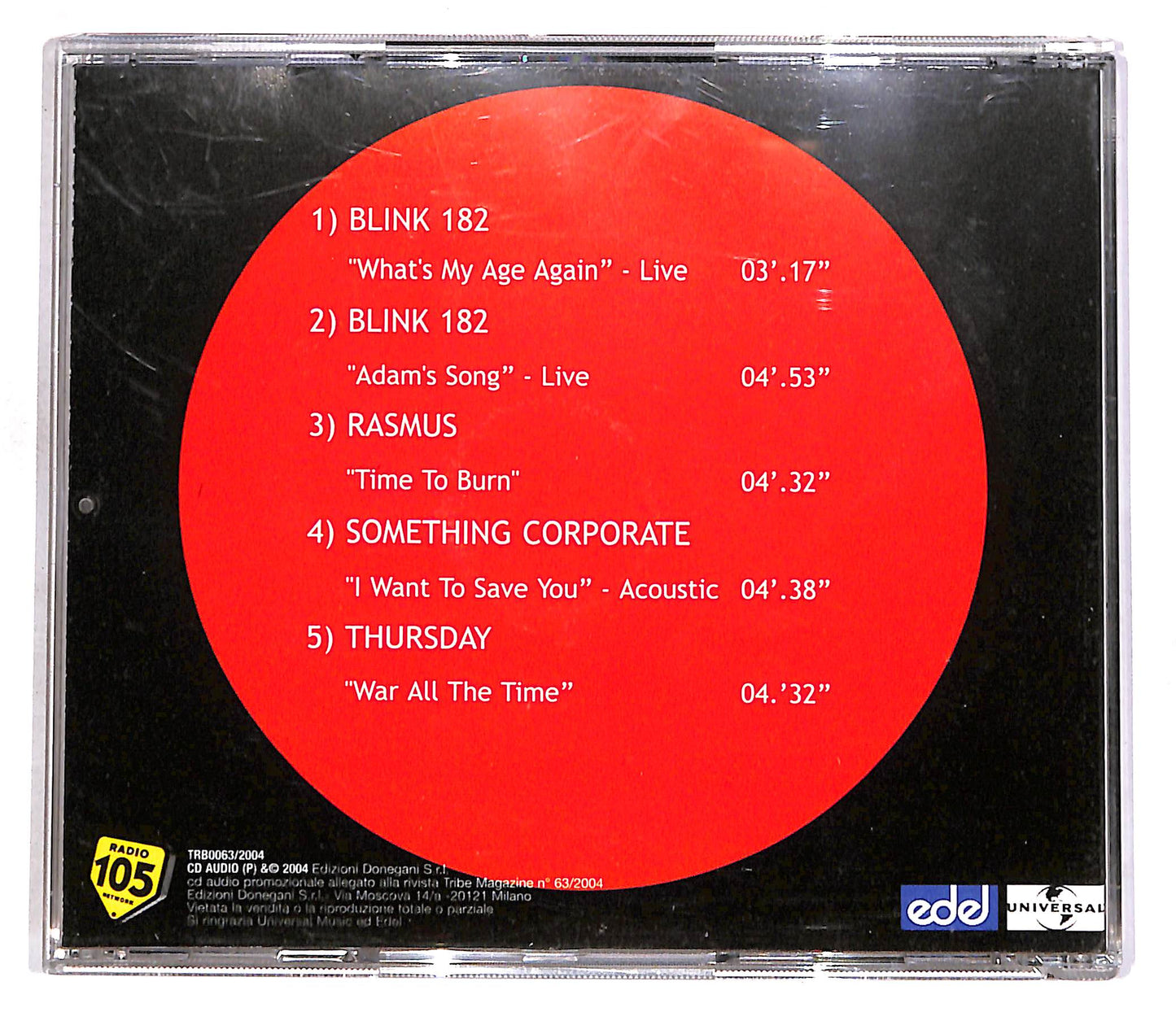 EBOND Various - Tribe N°64 Gennaio 2004 EDITORIALE CD CD056629