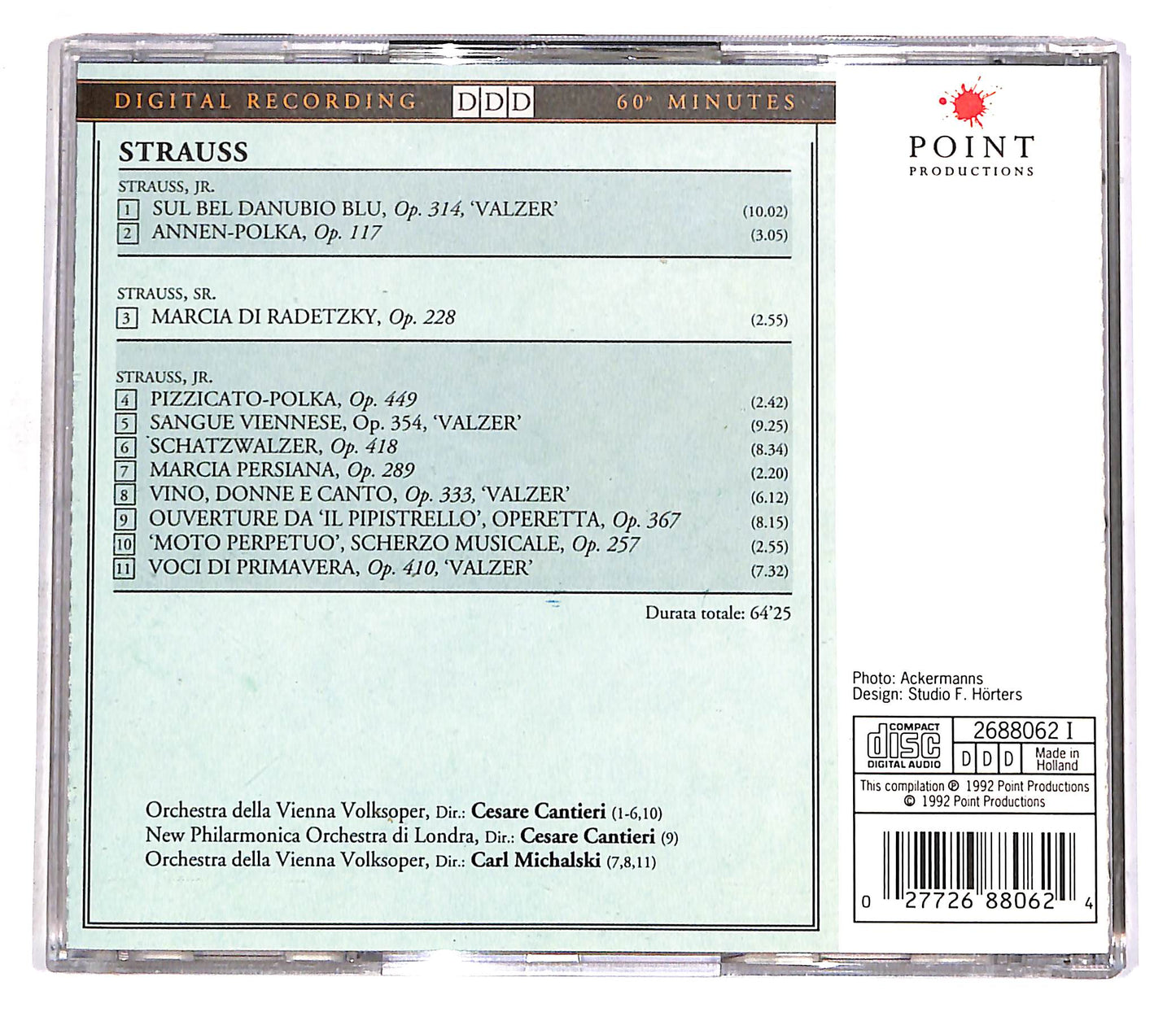 EBOND Strauss, Johann Strauss Sr. - La Grande Famiglia Strauss CD CD056634