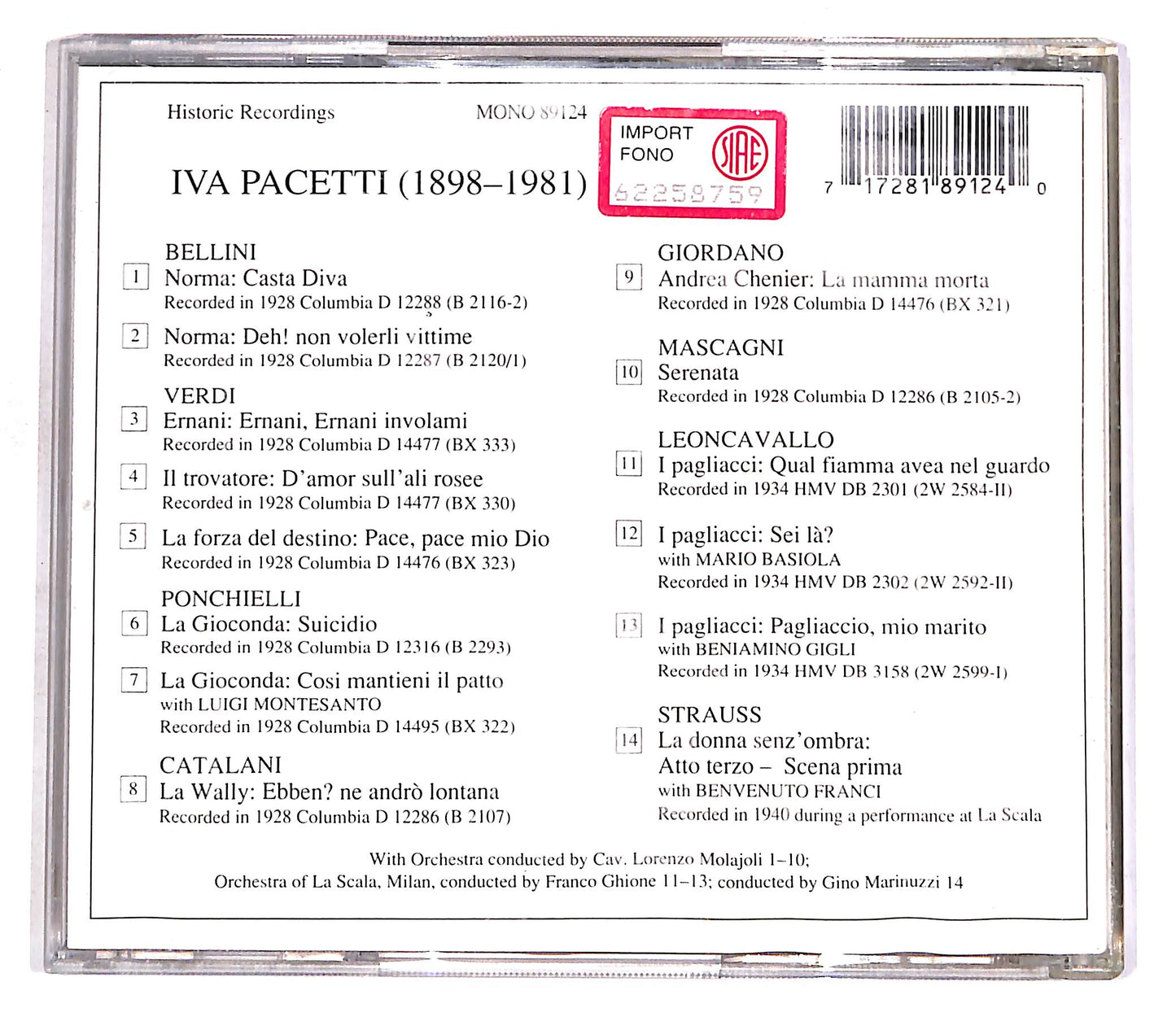 EBOND Iva Pacetti - Iva Pacetti CD CD056638
