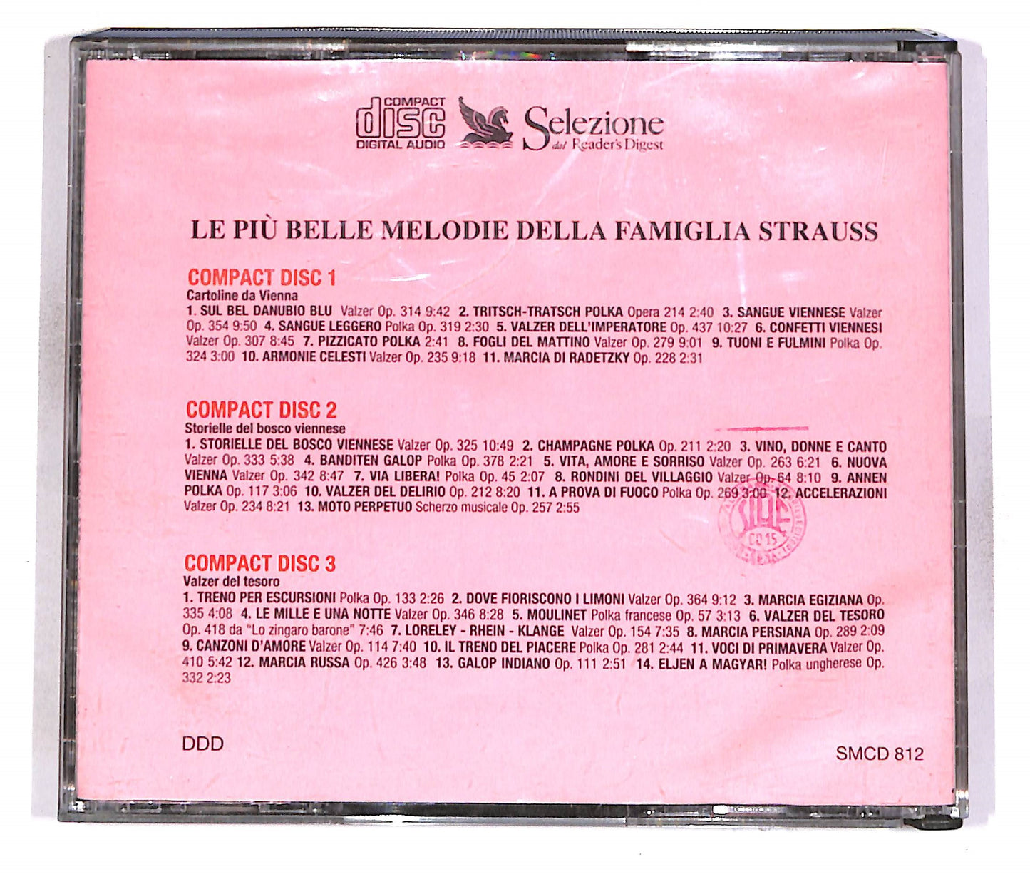 EBOND Le Piu Belle Melodie Della Famiglia Strauss (3 dischi) EDITORI CD CD056704