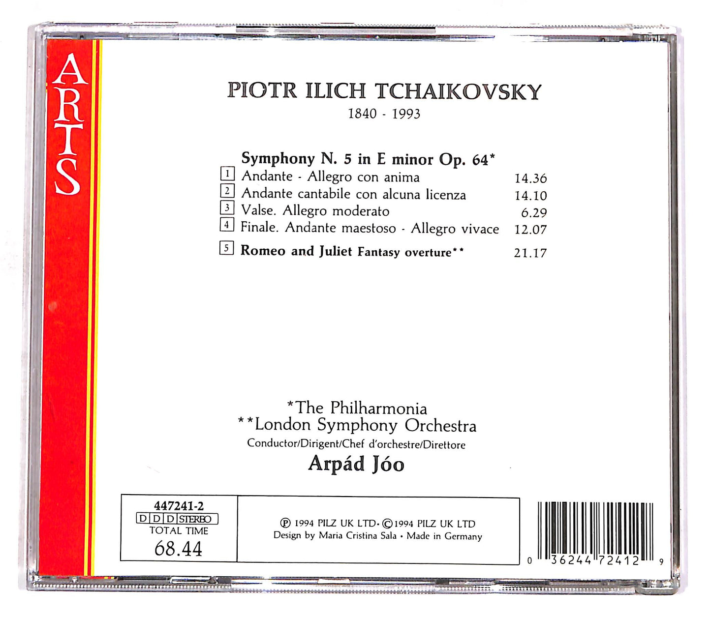 EBOND Tchaikovsky - Symphony N.5 Op.64 - Romeo And Juliet CD CD056750