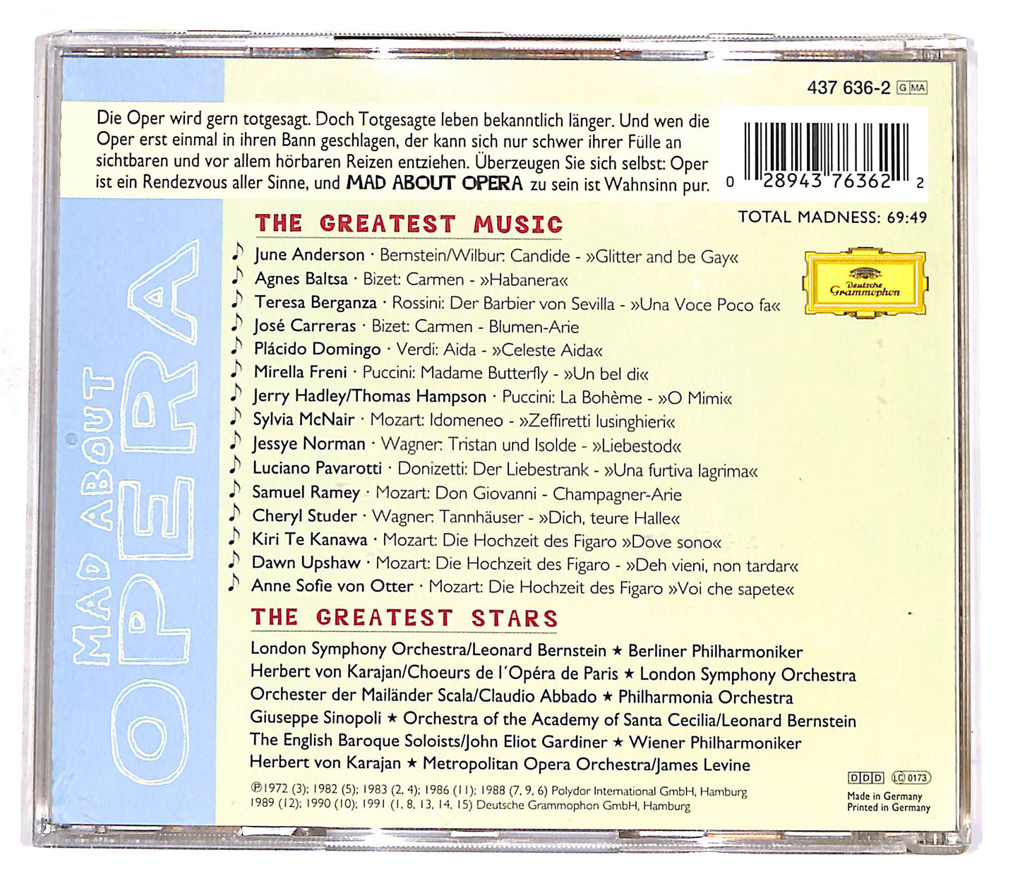 EBOND Various - Mad About Opera CD CD056752