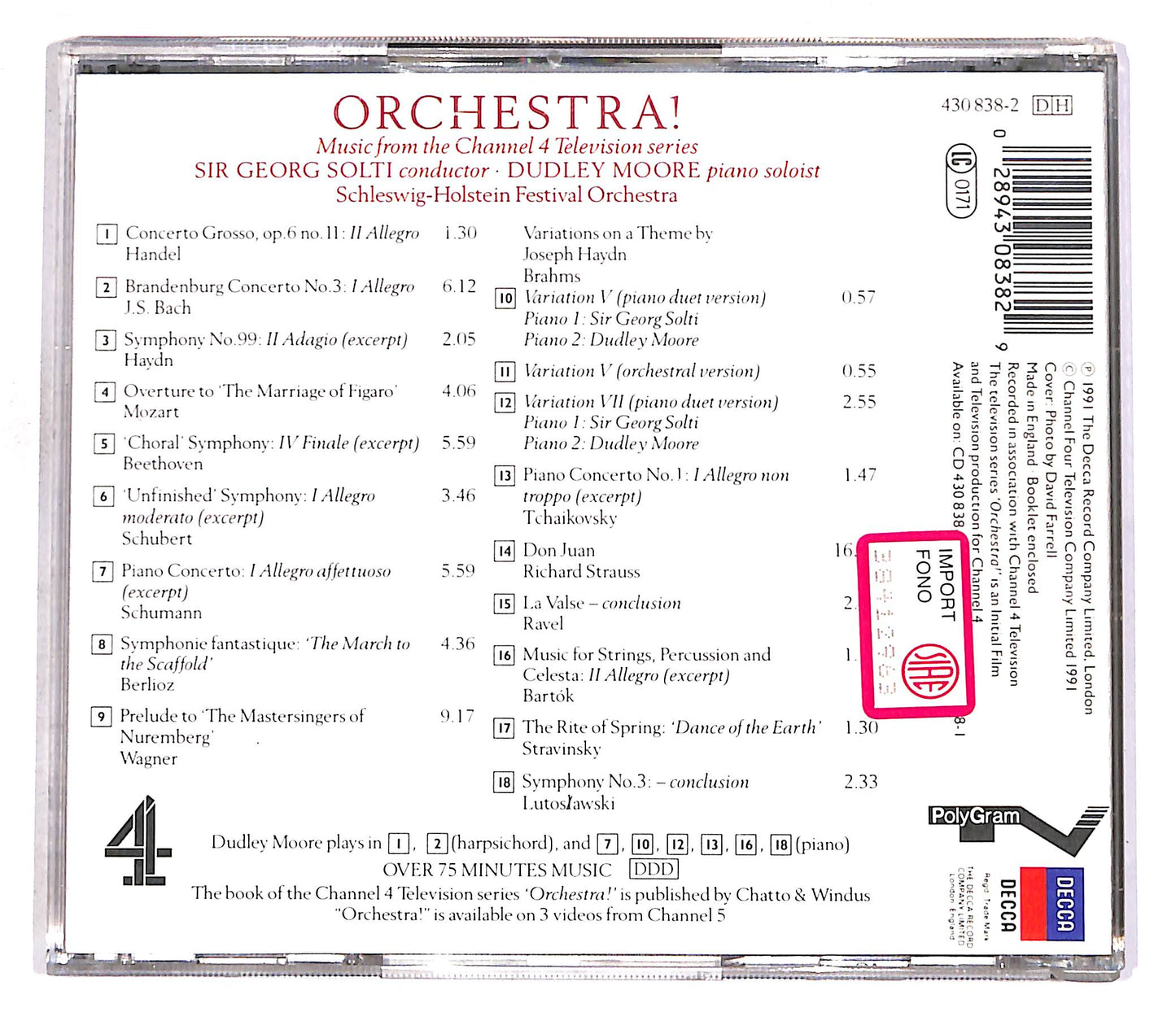 EBOND Orchestra! - Sir Georg Solti - Dudley Moore CD CD056819