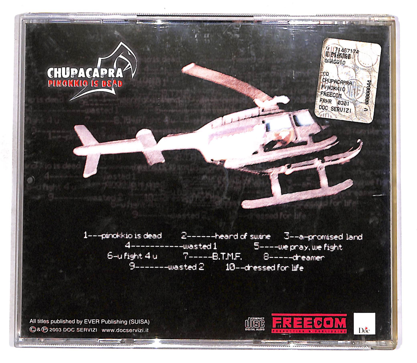EBOND Chupacapra - Pinokkio Is Dead EDITORIALE CD CD056831
