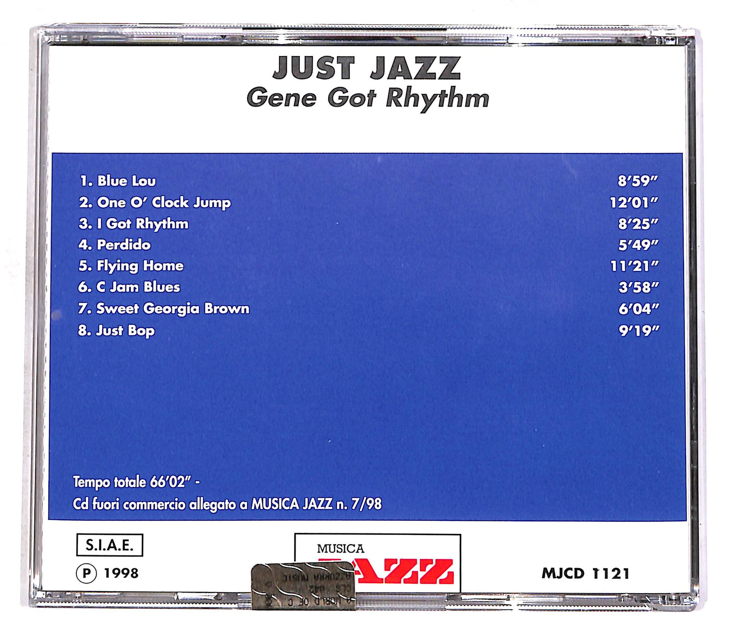 EBOND Various - Just Jazz - Gene Got Rhythm EDITORIALE CD CD056841