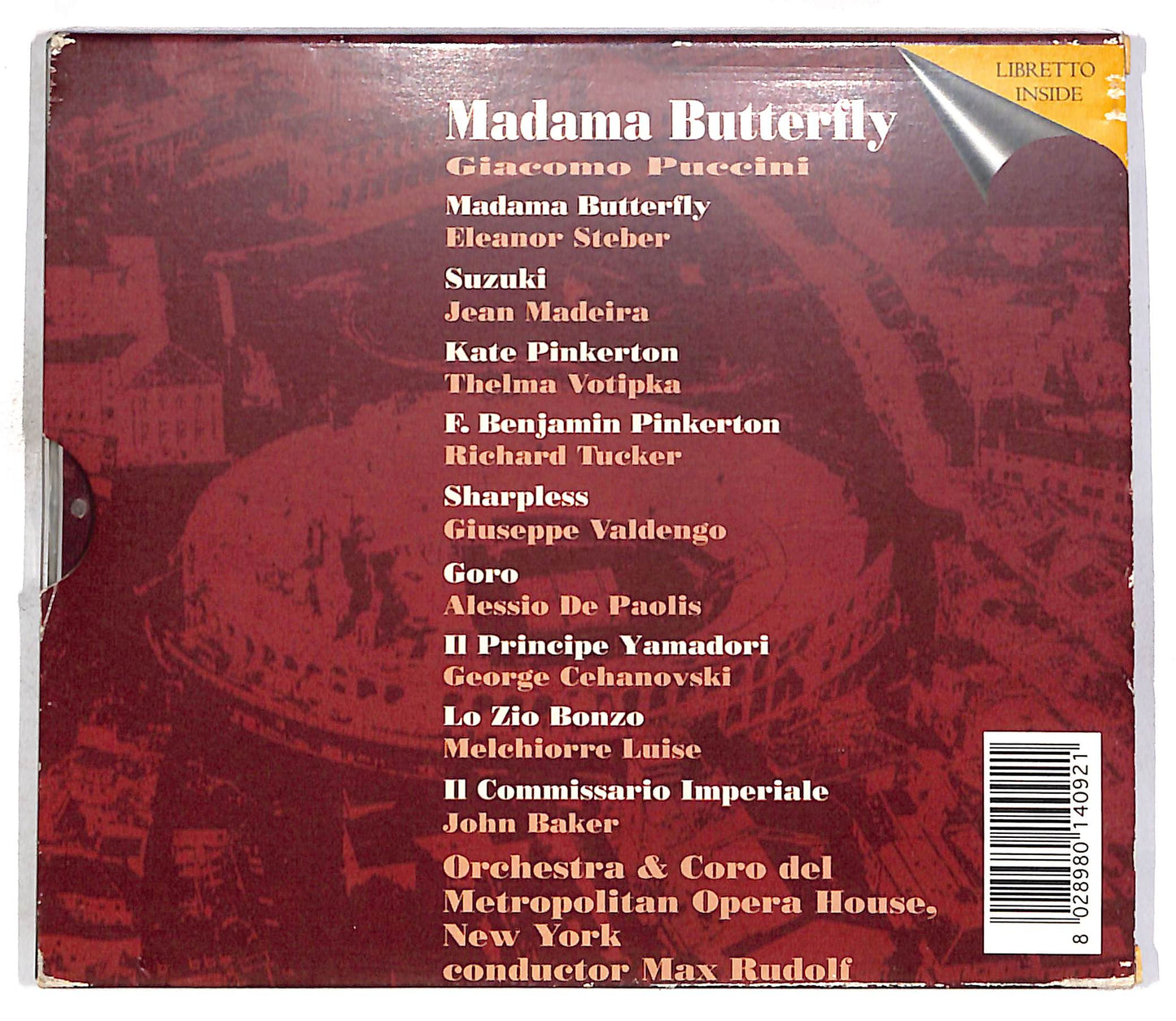 EBOND Puccini - Madama Butterfly con Booklet (2 dischi) CD CD056938