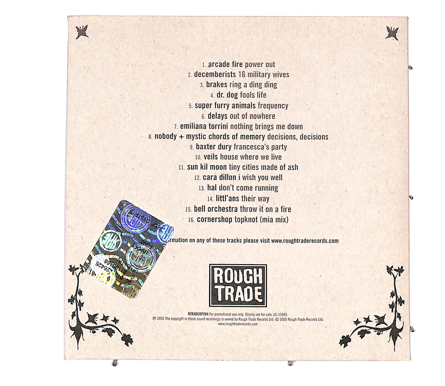 EBOND Various - Rough Trade Sampler 02 - International Edition CD CD056965