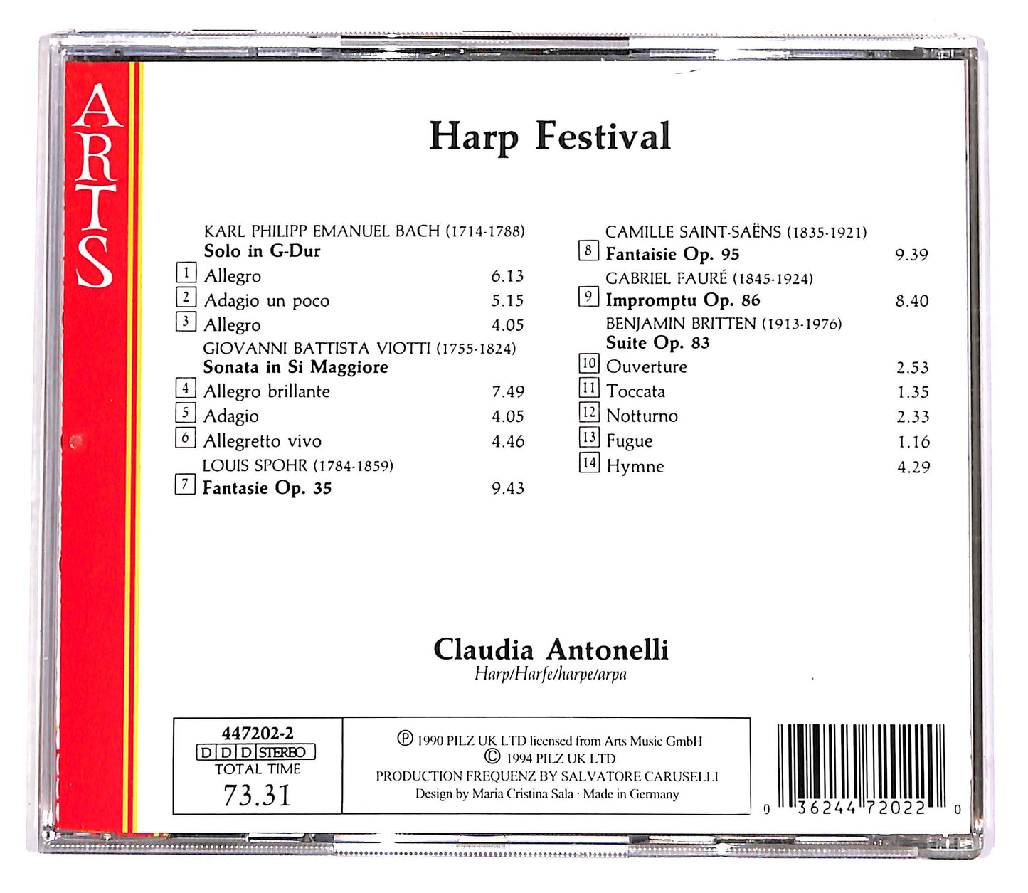 EBOND Harp Festival - Claudia Antonelli CD CD057032