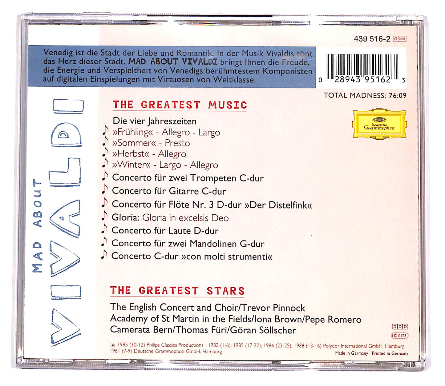 EBOND Antonio Vivaldi - Mad About Vivaldi CD CD057038
