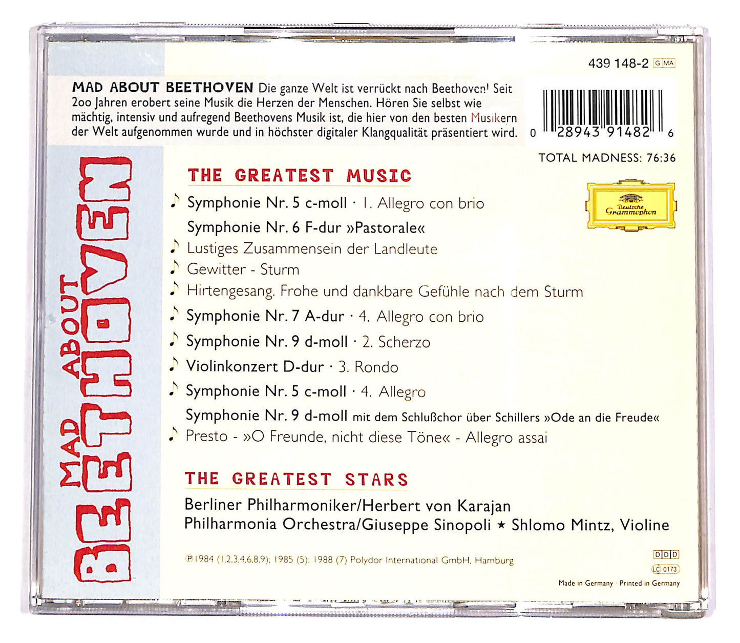 EBOND Ludwig van Beethoven - Mad About Beethoven CD CD057039