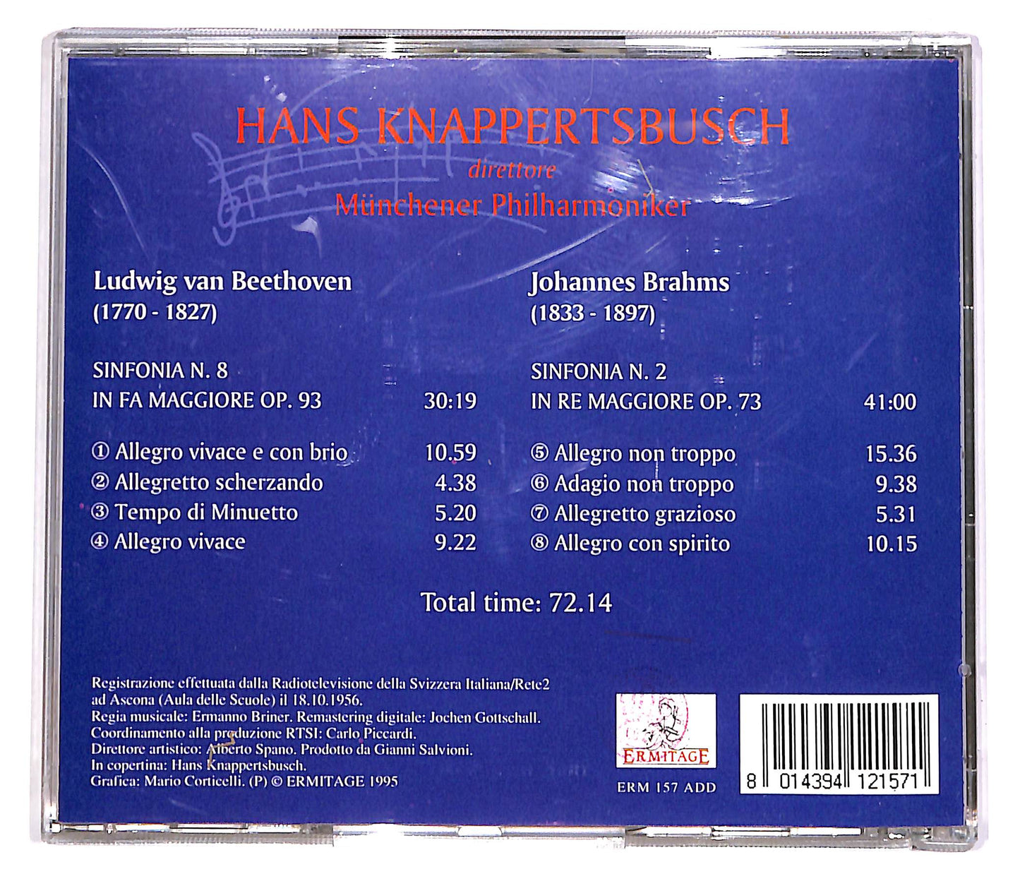 EBOND Hans Knappertsbusch - Beethoven - Brahms CD CD057052