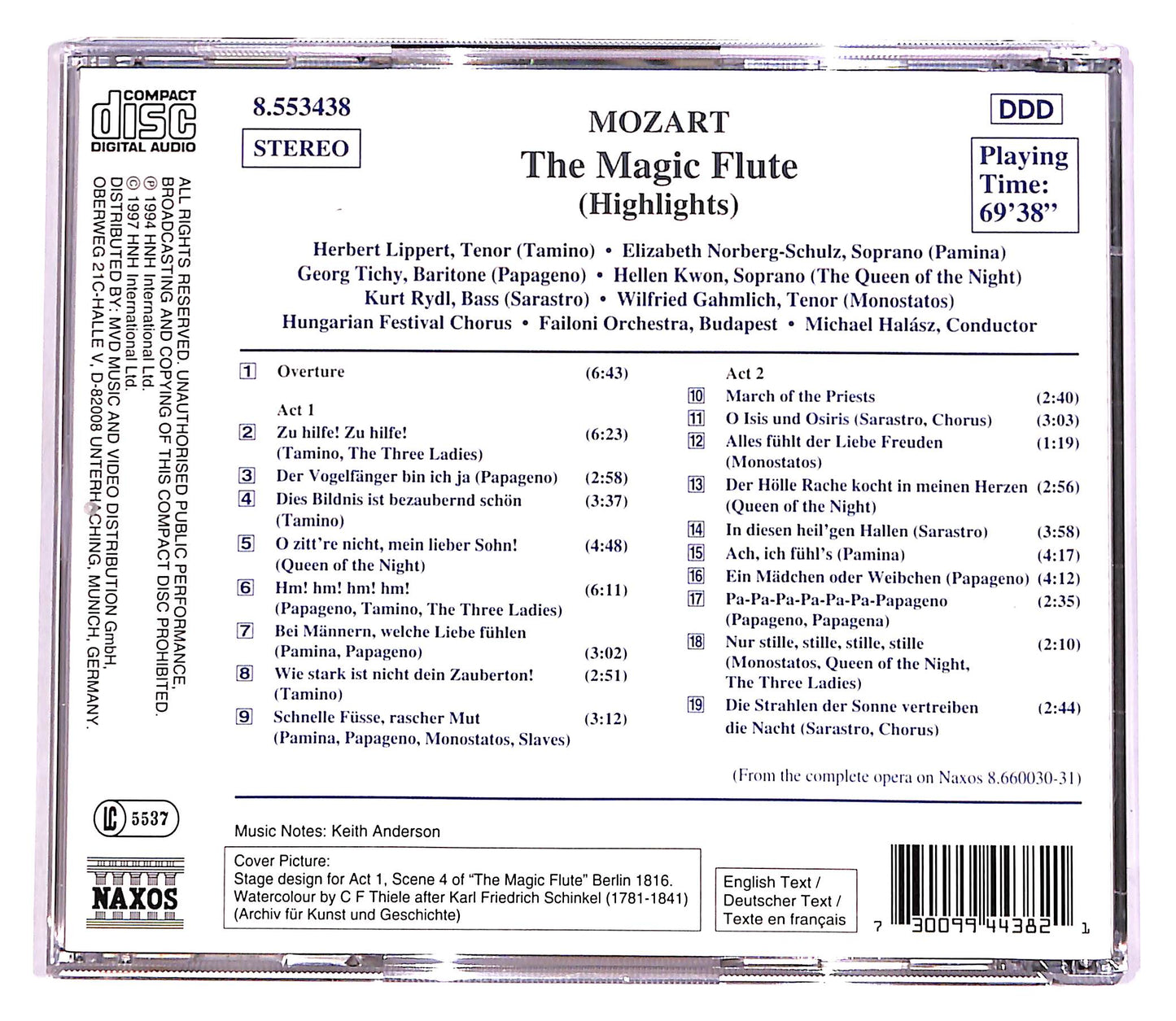EBOND Mozart - The Magic Flute - Highlights CD CD057106
