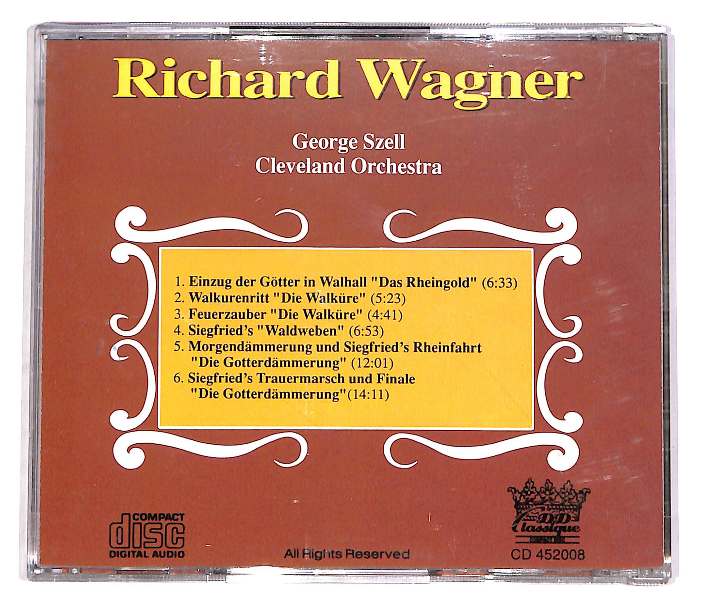 EBOND Richard Wagner - George Szell, Cleveland Orchestra EDITORIALE CD CD057209