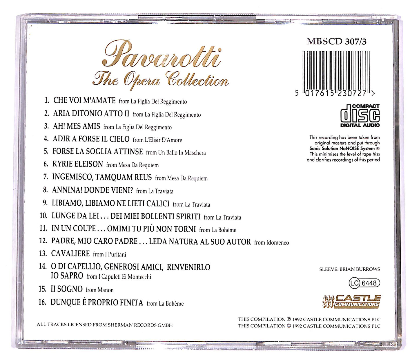 EBOND Luciano Pavarotti - The Opera Collection - Disc 3 CD CD057236