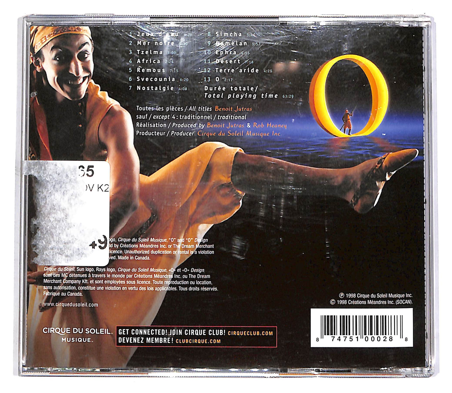 EBOND Cirque Du Soleil - O CD CD057355