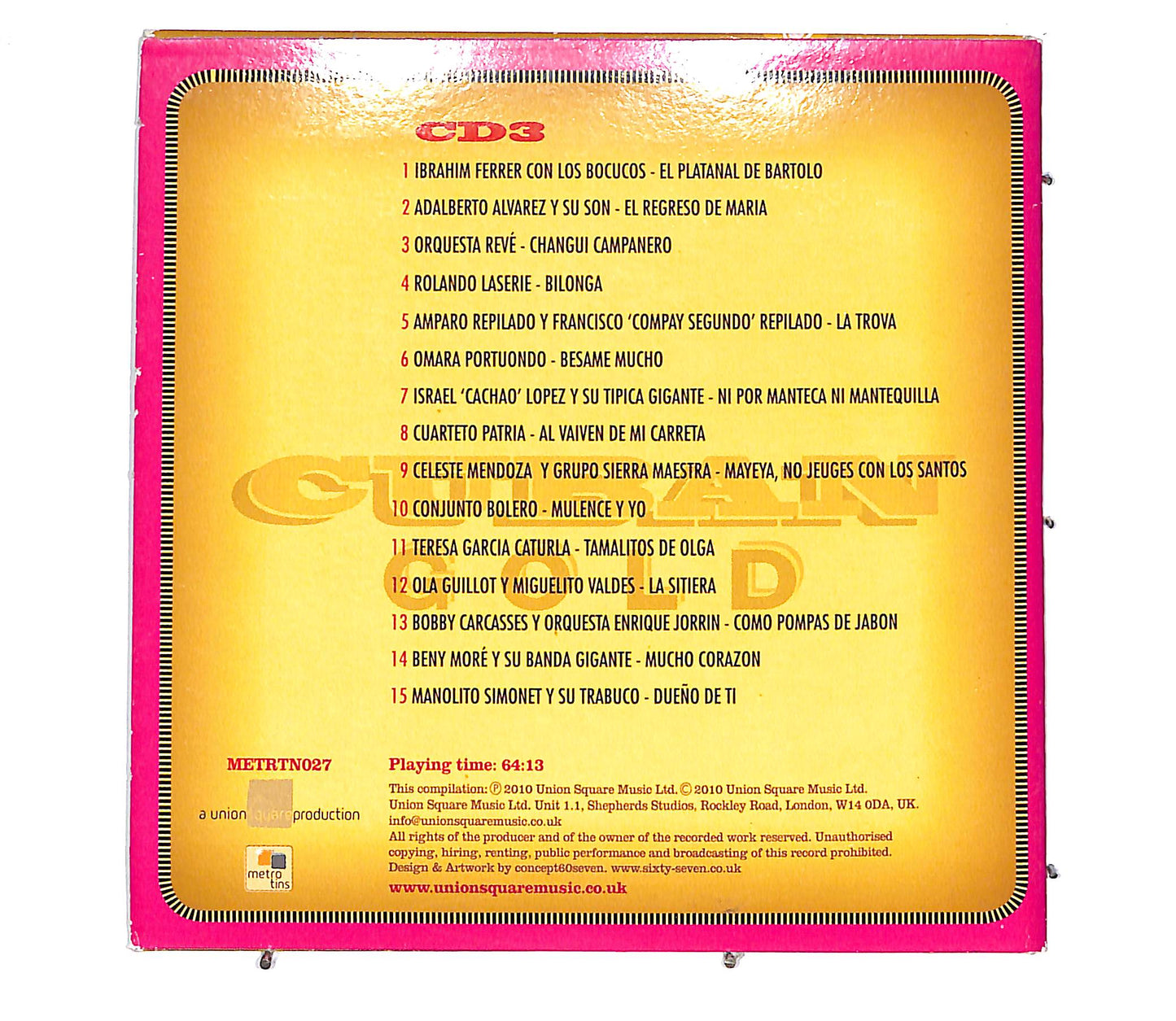 EBOND The Essential Cuban Music Collection - Cuban Gold Vol.3 EDITOR CD CD057358