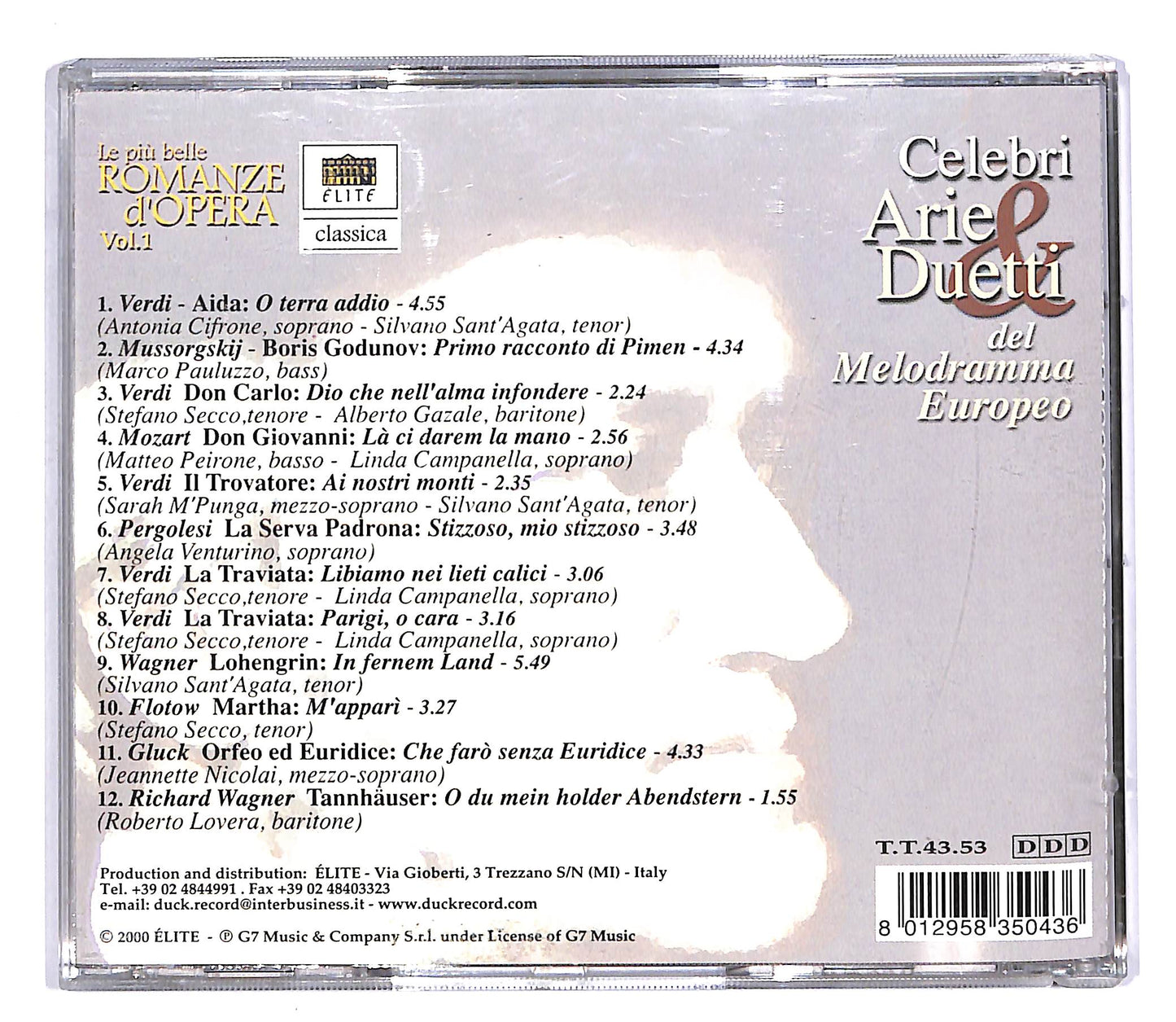 EBOND Various - celebri arie e duetti del melodramma europeo CD CD057417