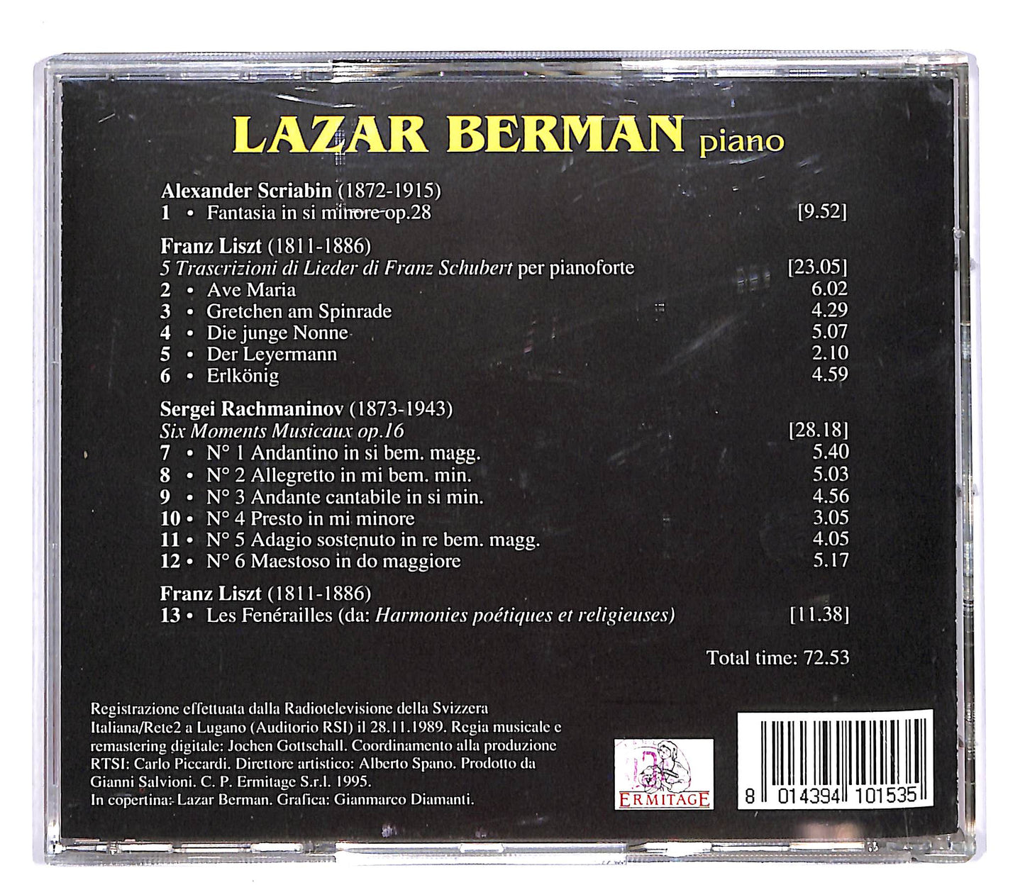 EBOND Lazar Berman - Piano CD CD057509