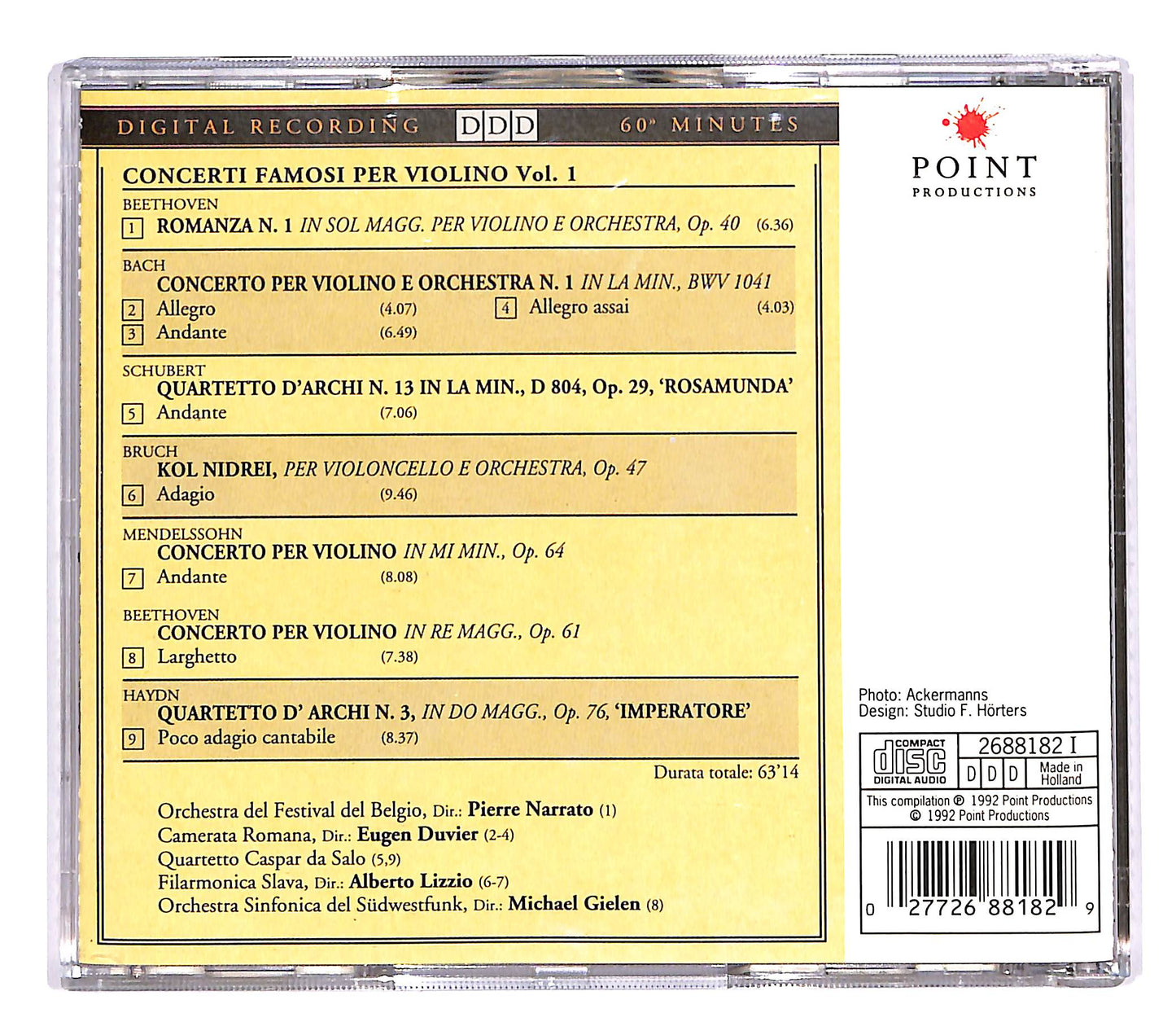 EBOND Various - Concerti Famosi Per Violino Vol. 1 CD CD057532