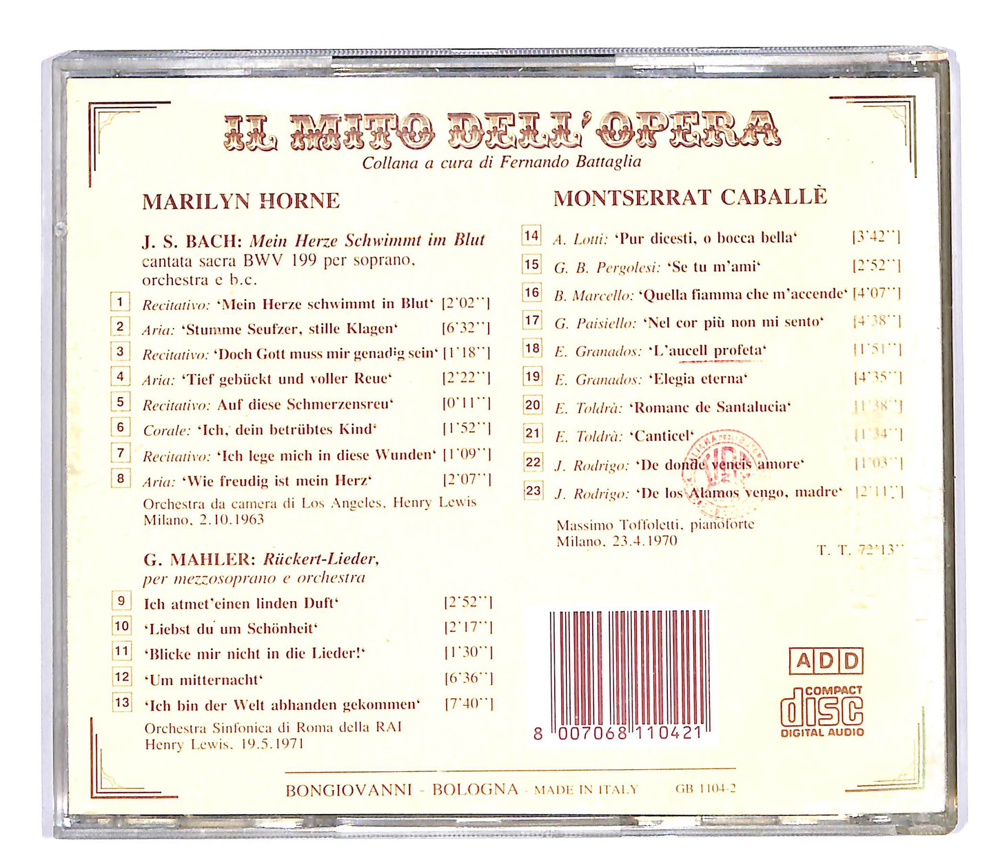 EBOND Montserrat Caballe Marilyn Horne - Montserrat And Marilyn CD CD057715