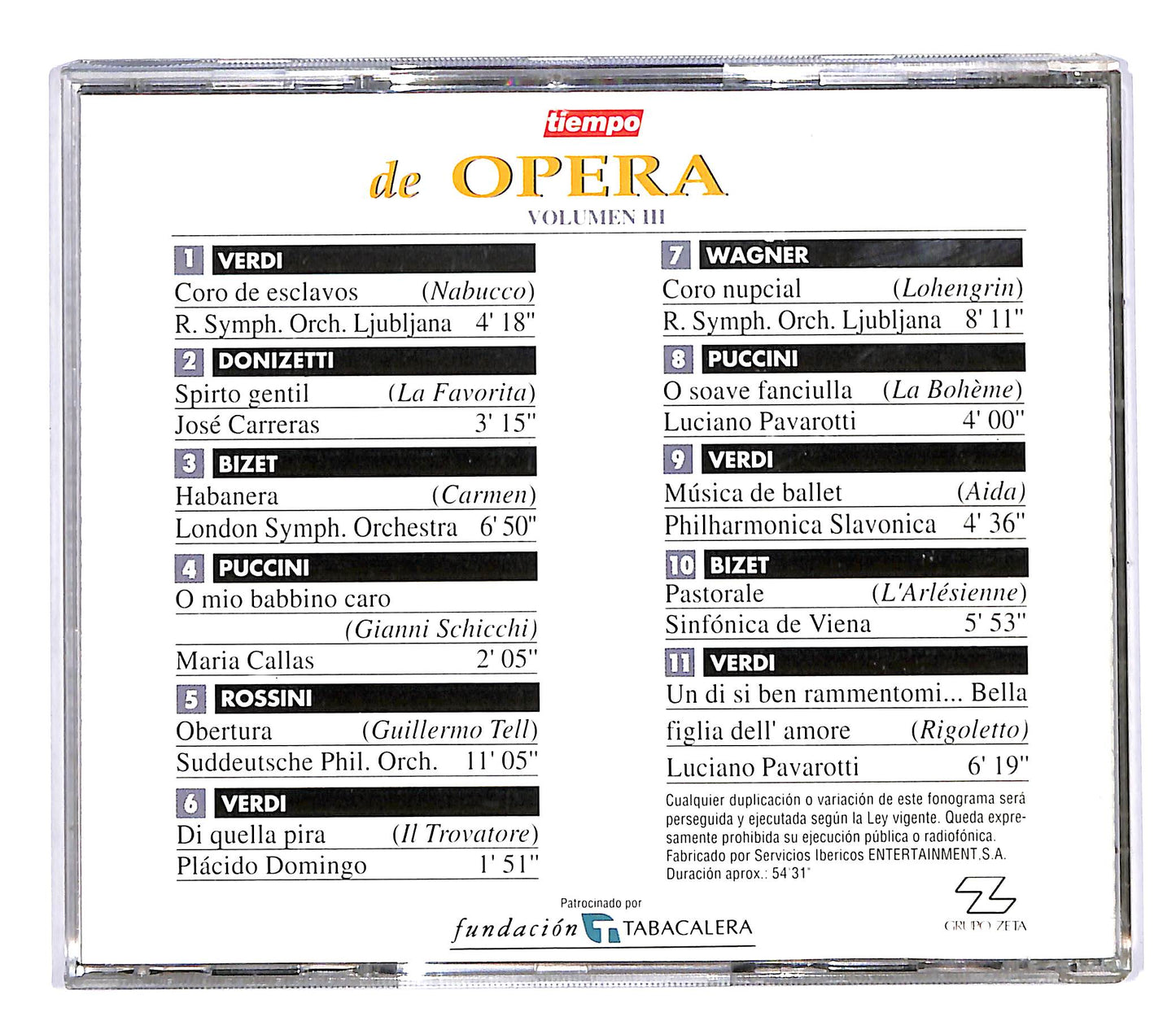 EBOND Various - de Opera volume 3 CD CD057743