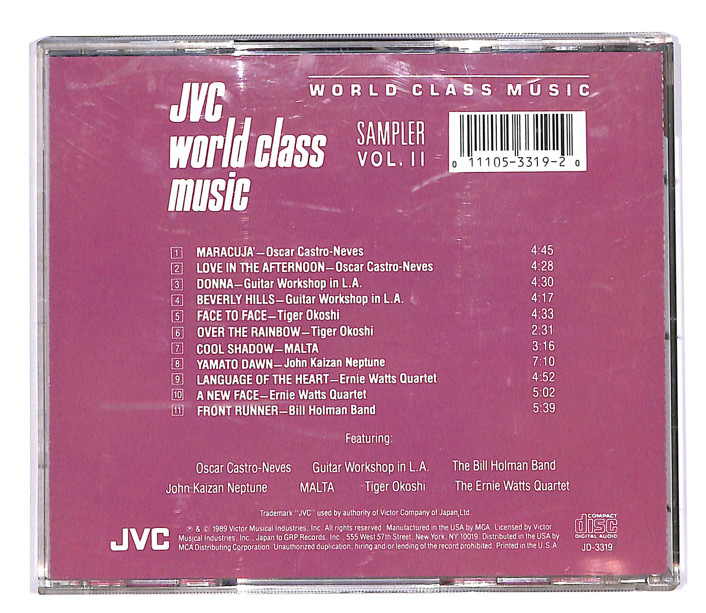 EBOND Various - JVC World Class Music Sampler Vol. II CD CD057831