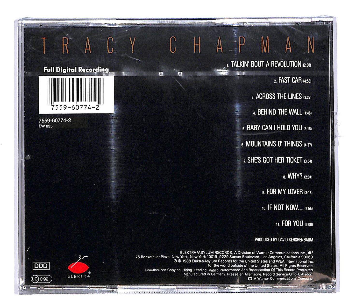 EBOND Tracy Chapman - Tracy Chapman CD CD057846