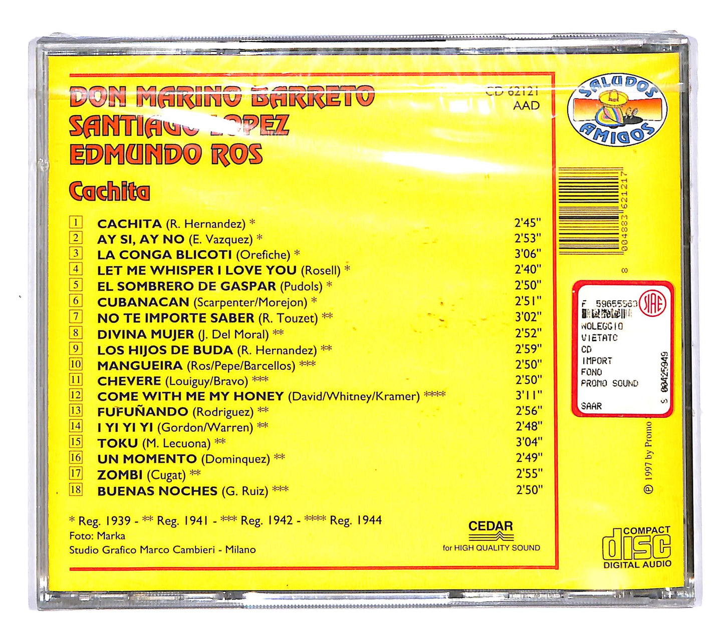 EBOND Barretto Lopez Ros - Cachita CD CD057938