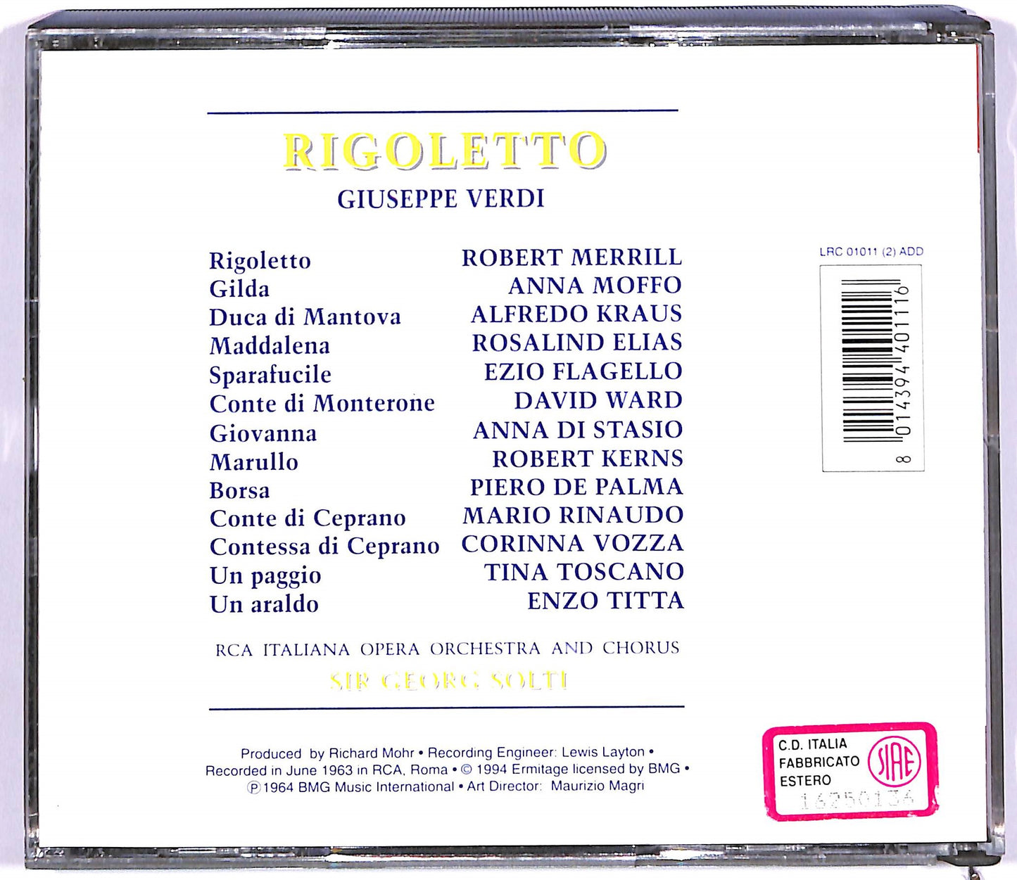 EBOND Verdi - Rigoletto CD CD057951