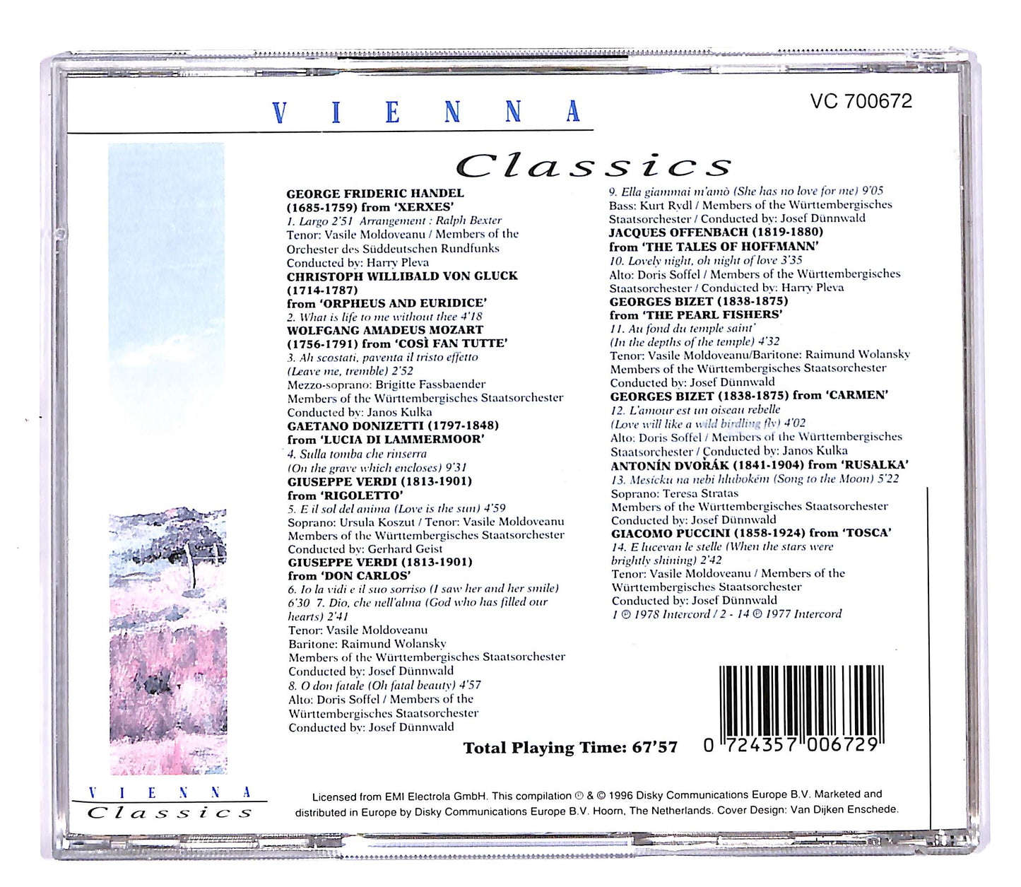 EBOND Various composers - Best Loved opera Arias I CD CD058019
