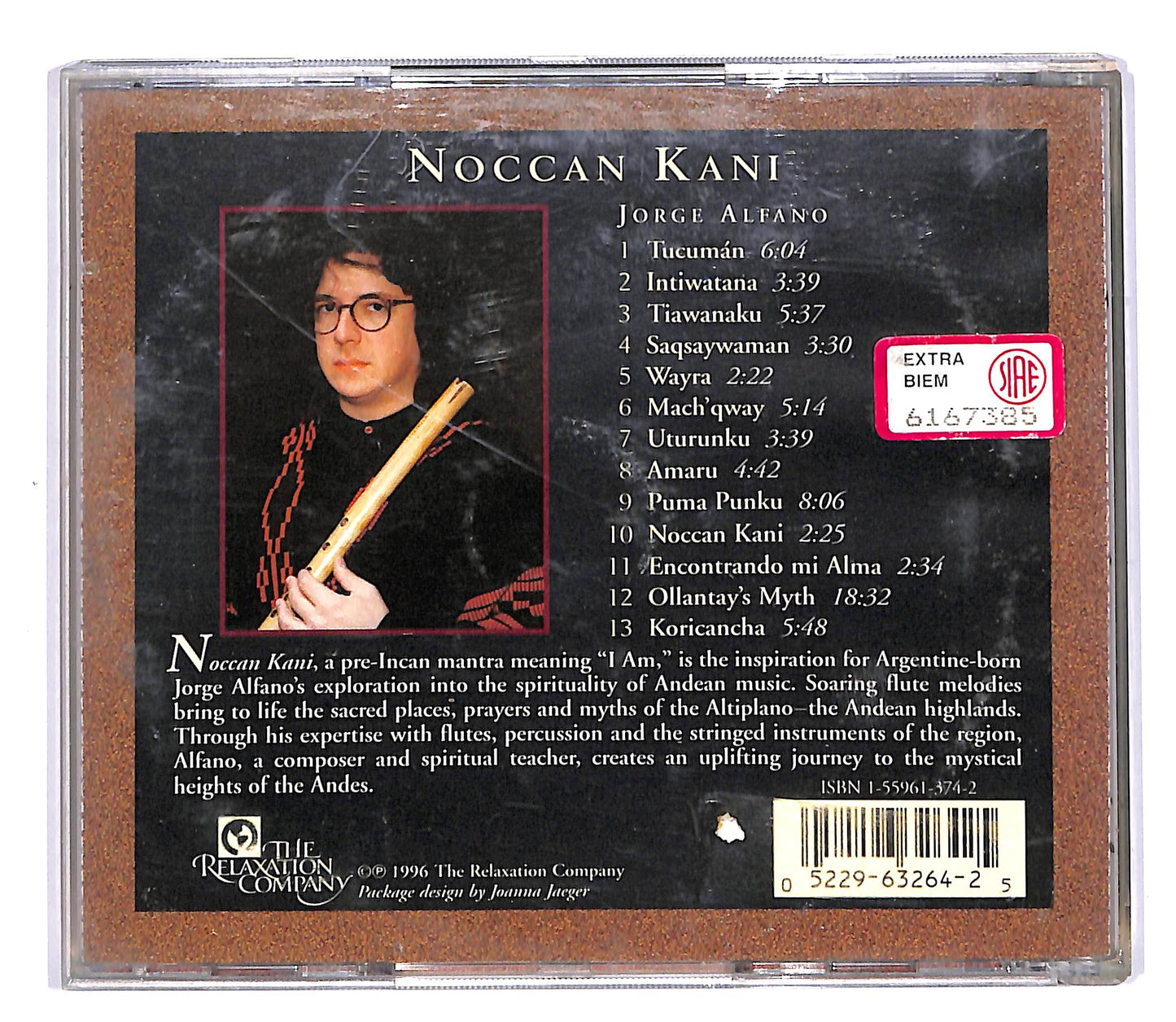 EBOND Jorge Alfano - Noccan Kani CD CD058021