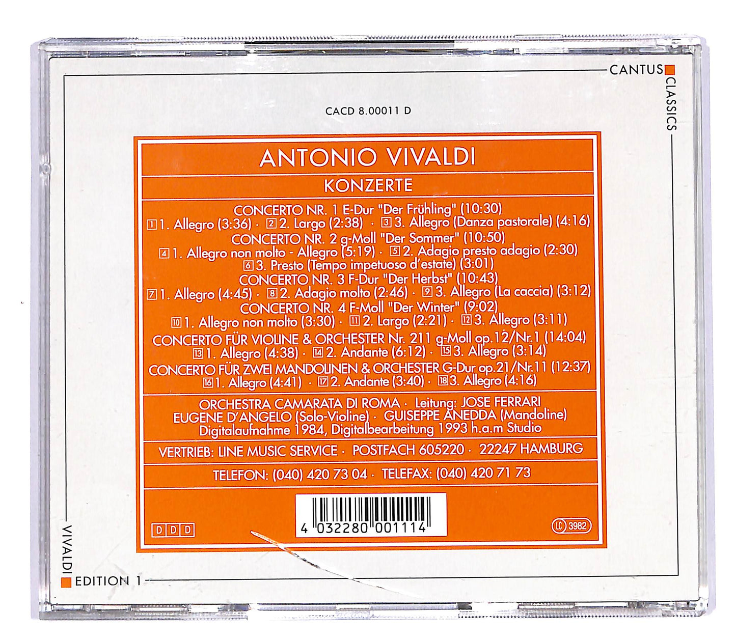 EBOND Vivaldi - Konzerte CD CD058022