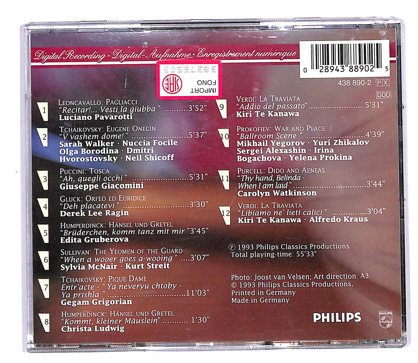EBOND Various - Opera 1993 Premieres CD CD058025