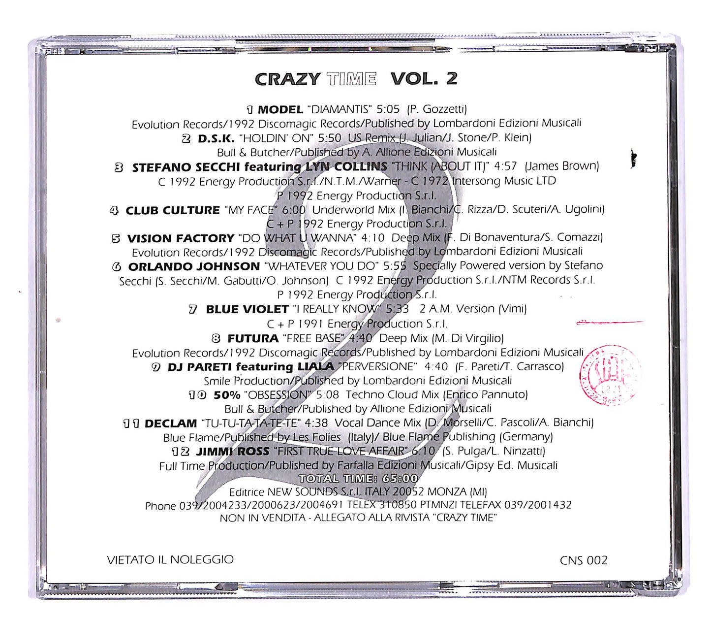 EBOND Various - Crazy Time Vol. 2 CD CD058152