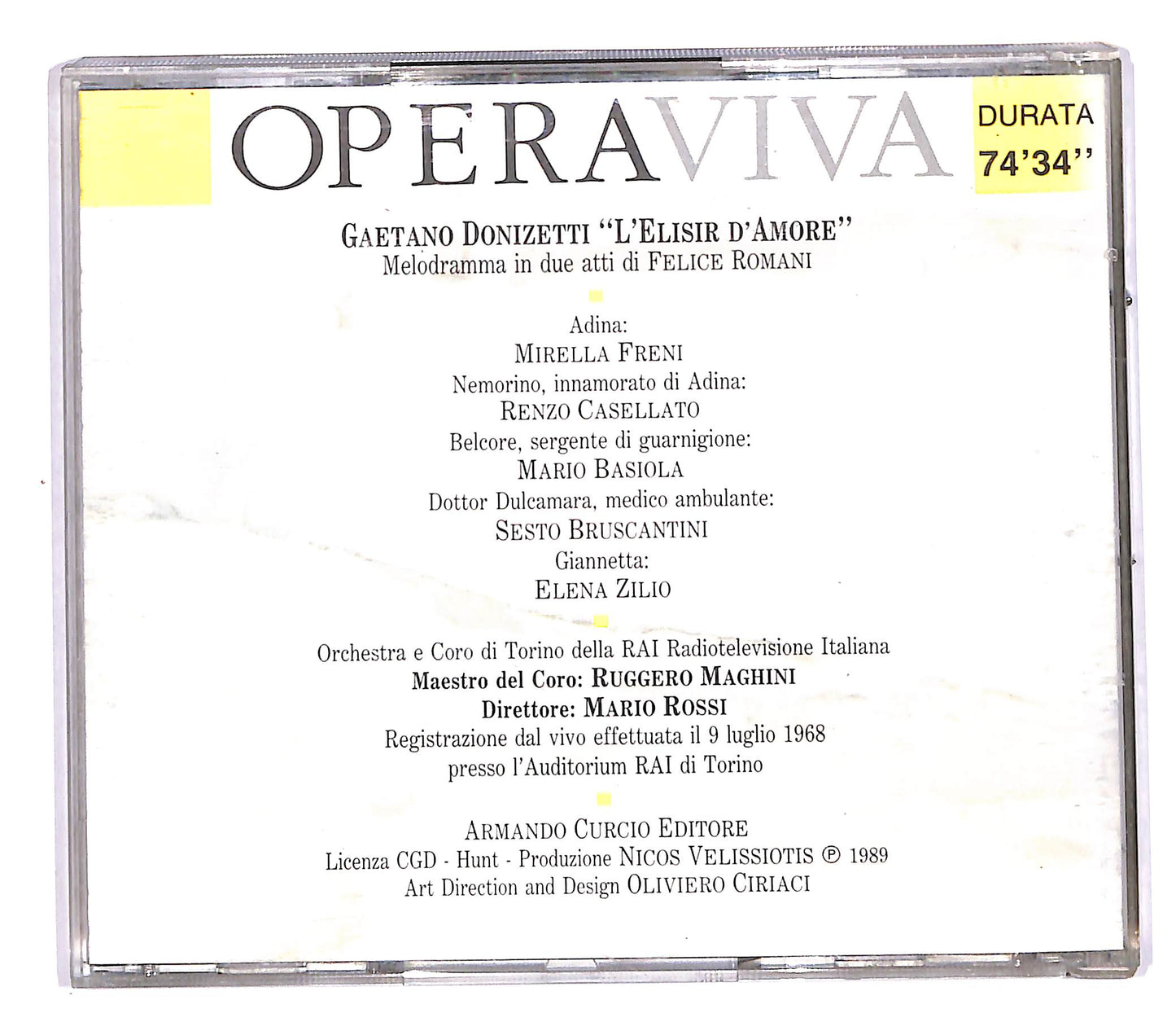 EBOND Donizetti - L'Elisir d'Amore CD CD058239