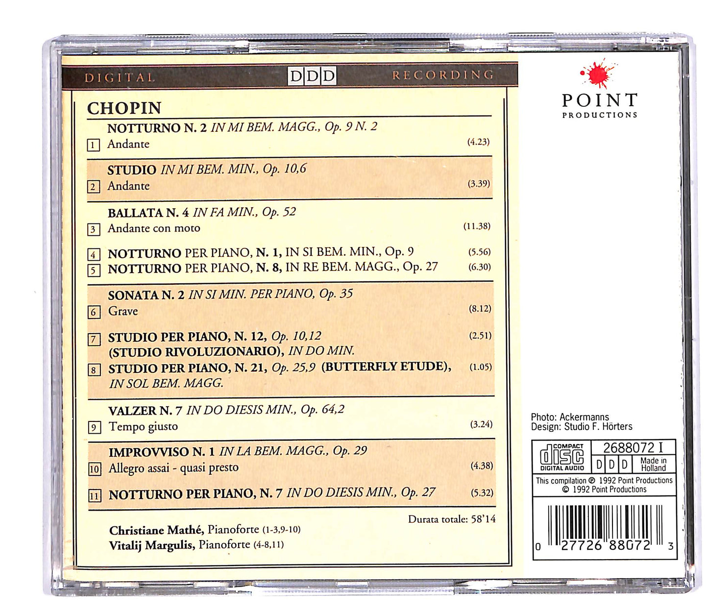 EBOND Chopin - Il Grande Chopin CD CD058418