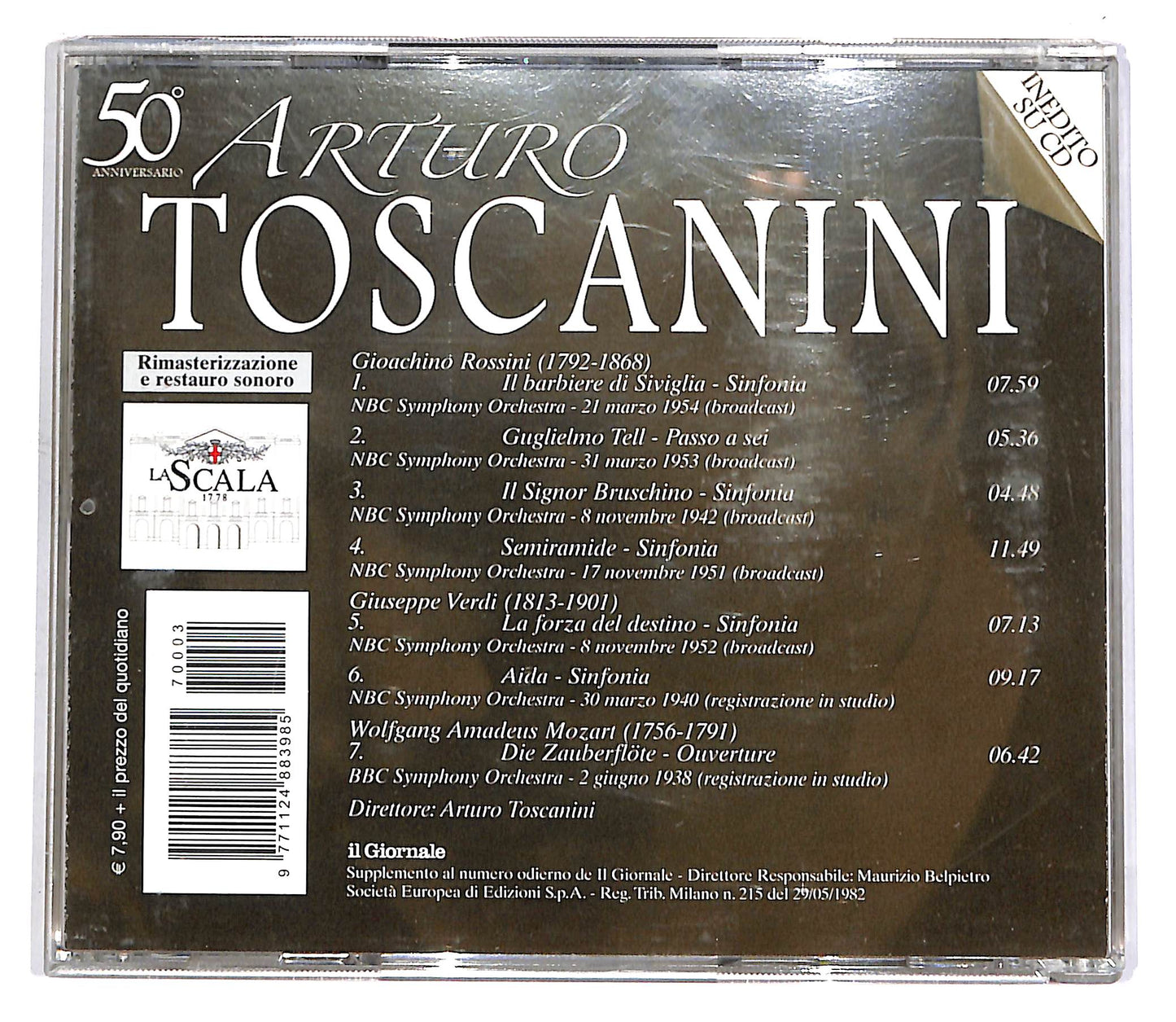 EBOND Arturo Toscanini - Volume 3 EDITORIALE CD CD058607