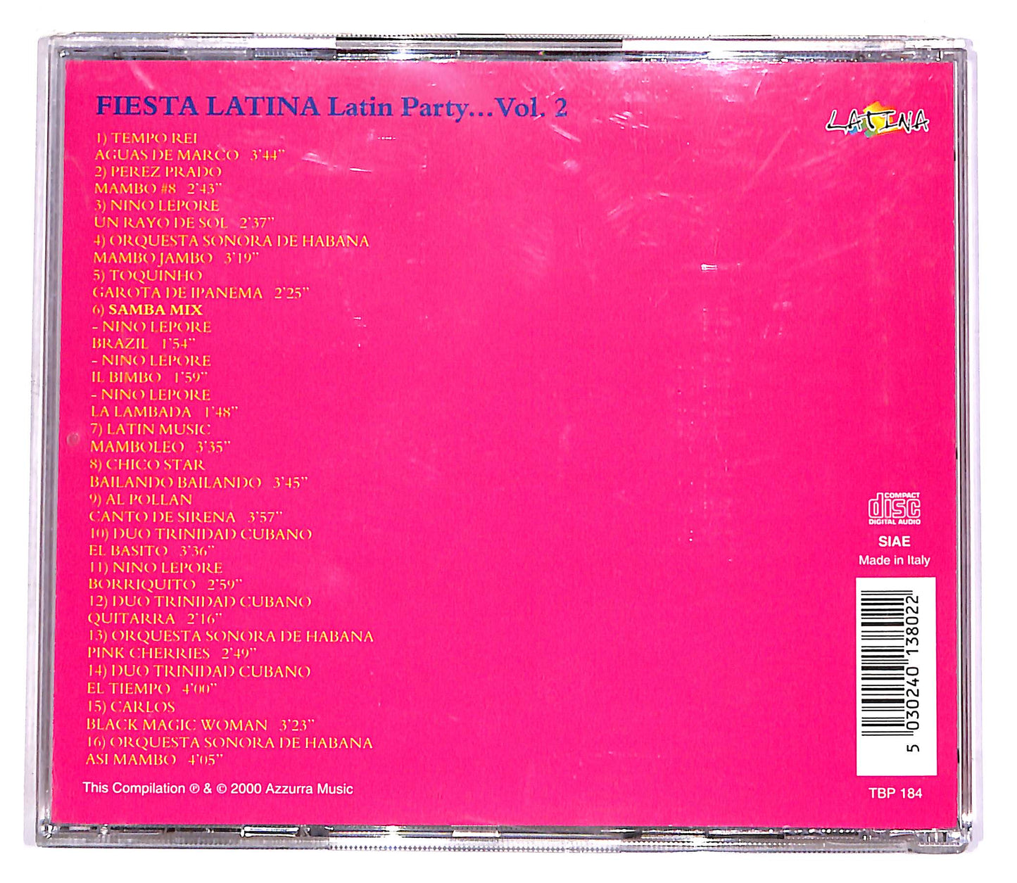 EBOND Fiesta Latina - Latin Party... Vol.2 CD CD058624