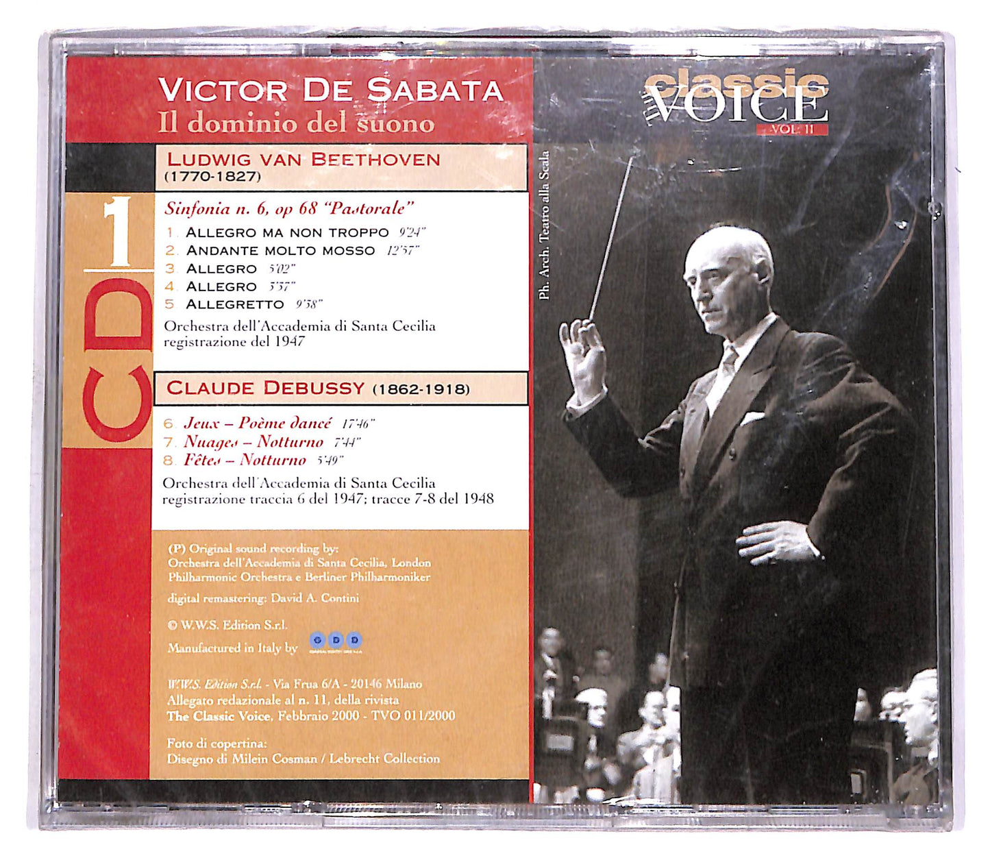 EBOND The Voice Vol.11 - V. D. Sabata - Il Dominio Del Suono N.1 EDI CD CD058638