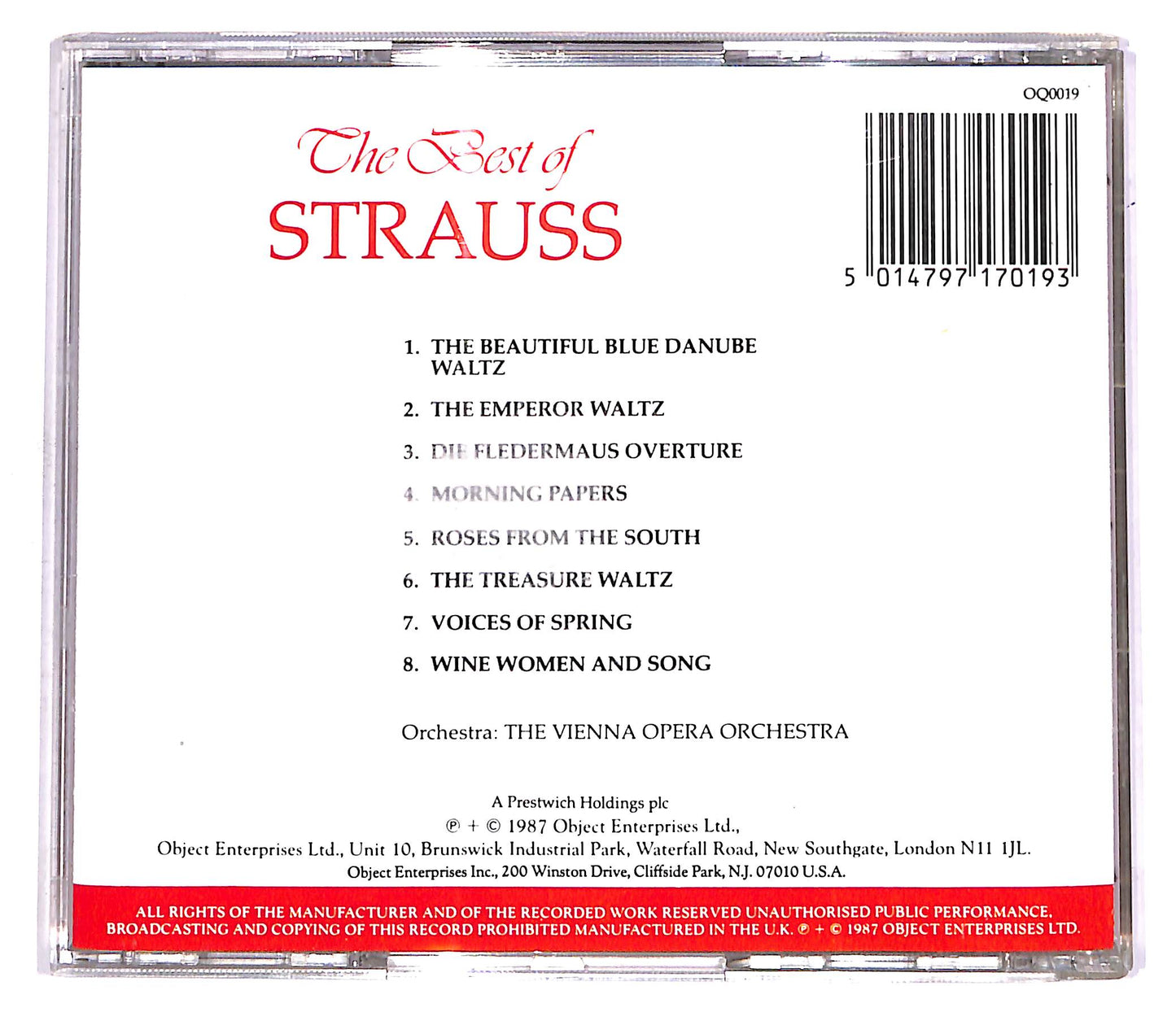 EBOND Johann Strauss Jr. - The Best Of Strauss CD CD058641